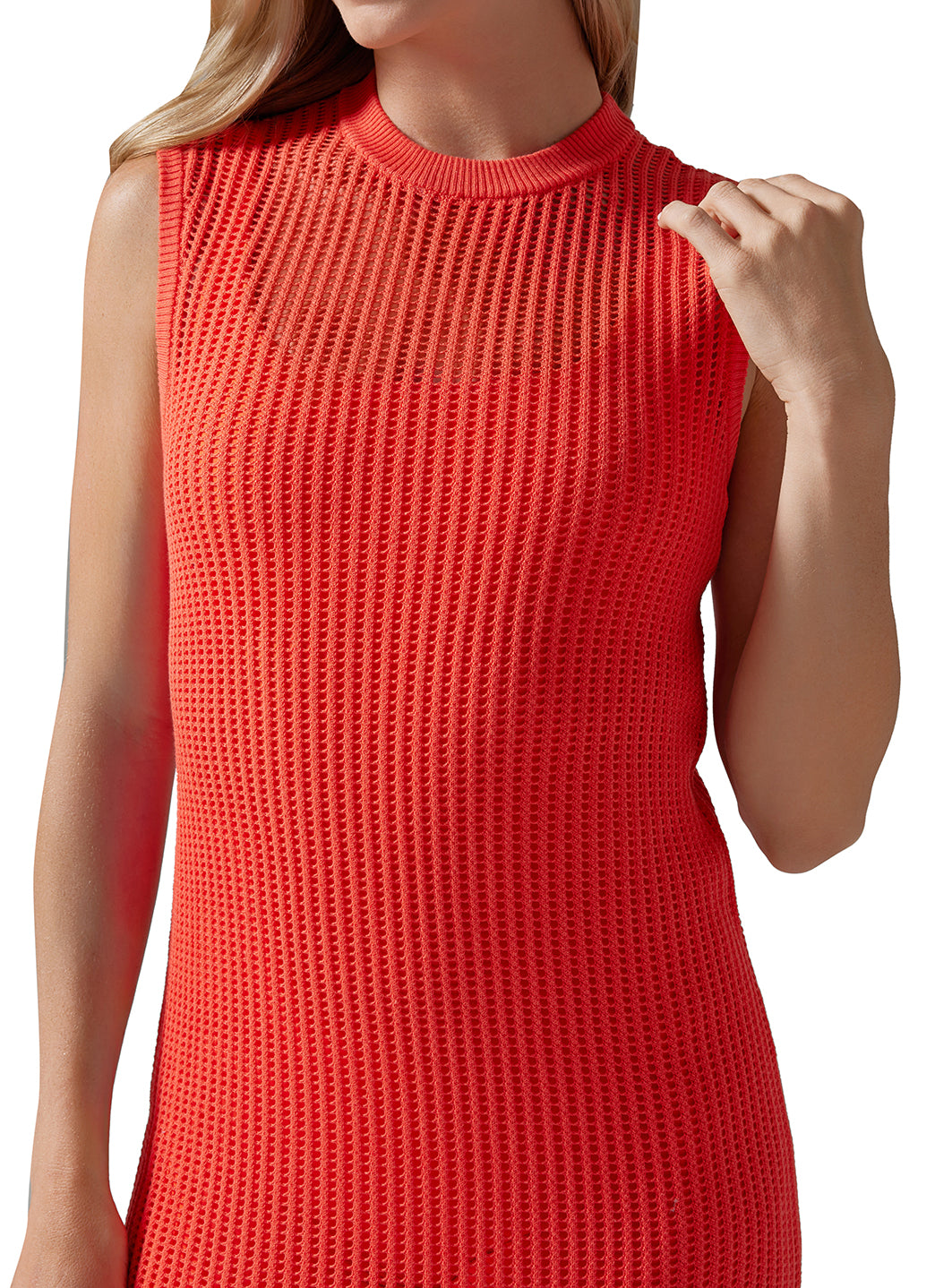 Tavi Retreat Sleeveless Open Knit Dress、mySite、noshort