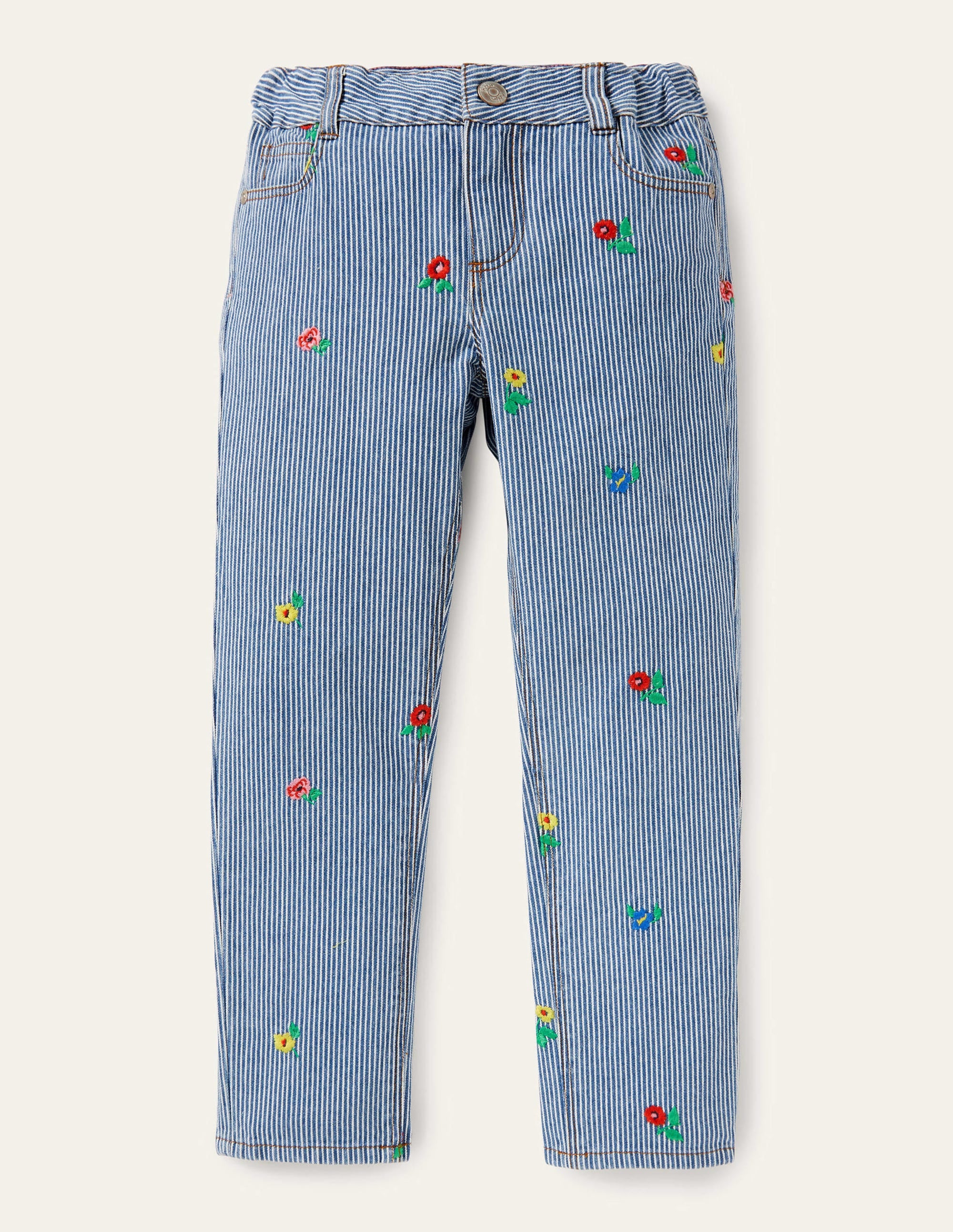  Girlfriend Jeans-Ticking Floral Embroidery、mySite、ashleygrahame