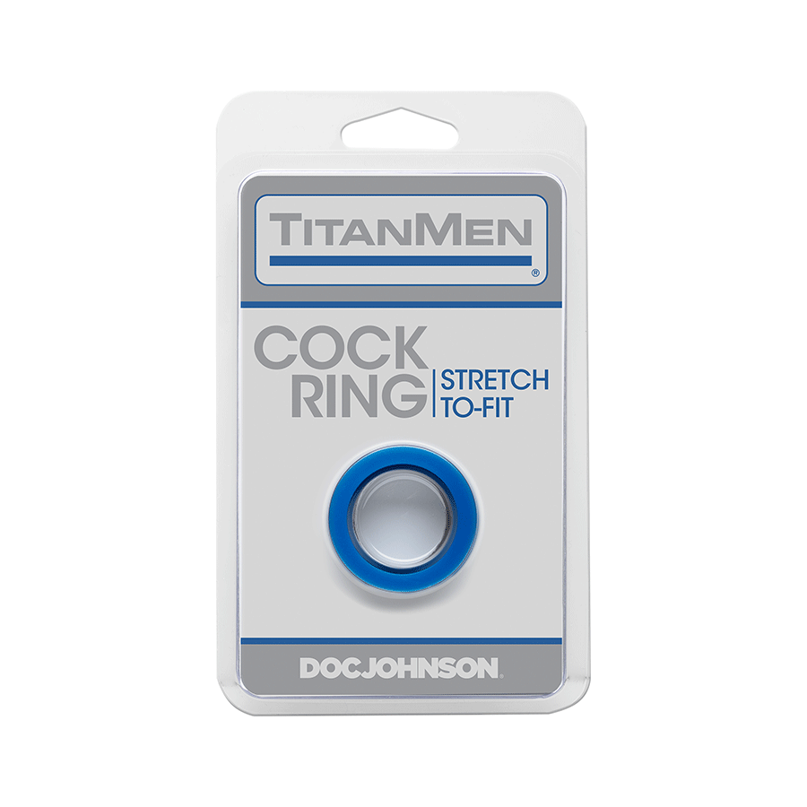 Titanmen Thick Stretch-to-Fit Cock Ring by Doc Johnson、mySite、bottomscart