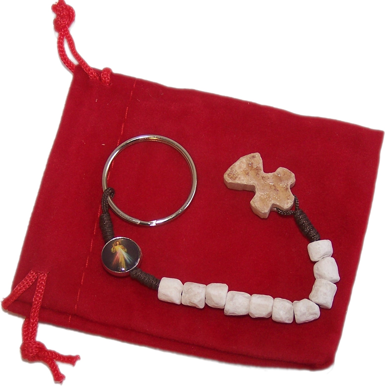 MEDJUGORJE - Rosary chaplet made from Apparation hill stones.、mySite、topwebapps