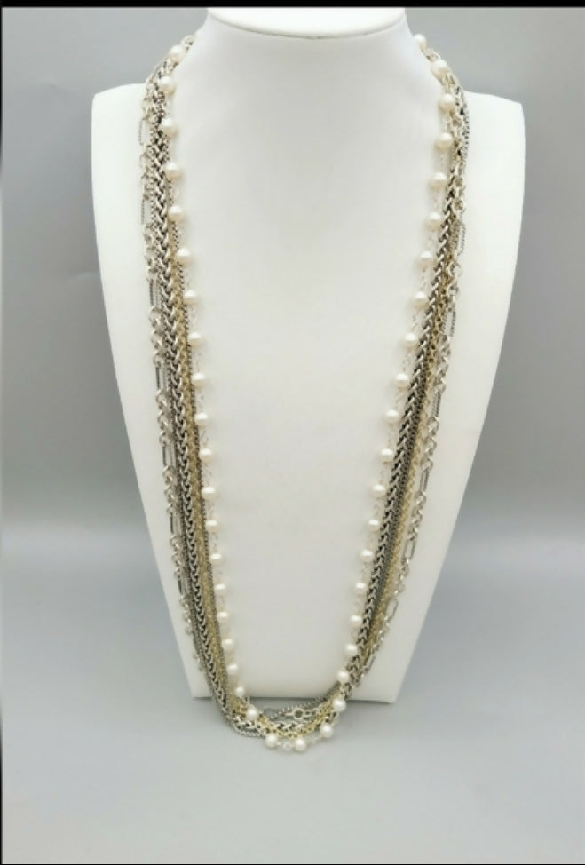 David Yurman Multi-Chain Pearl Necklace 鈥?28 in、mySite、hinf8tx79