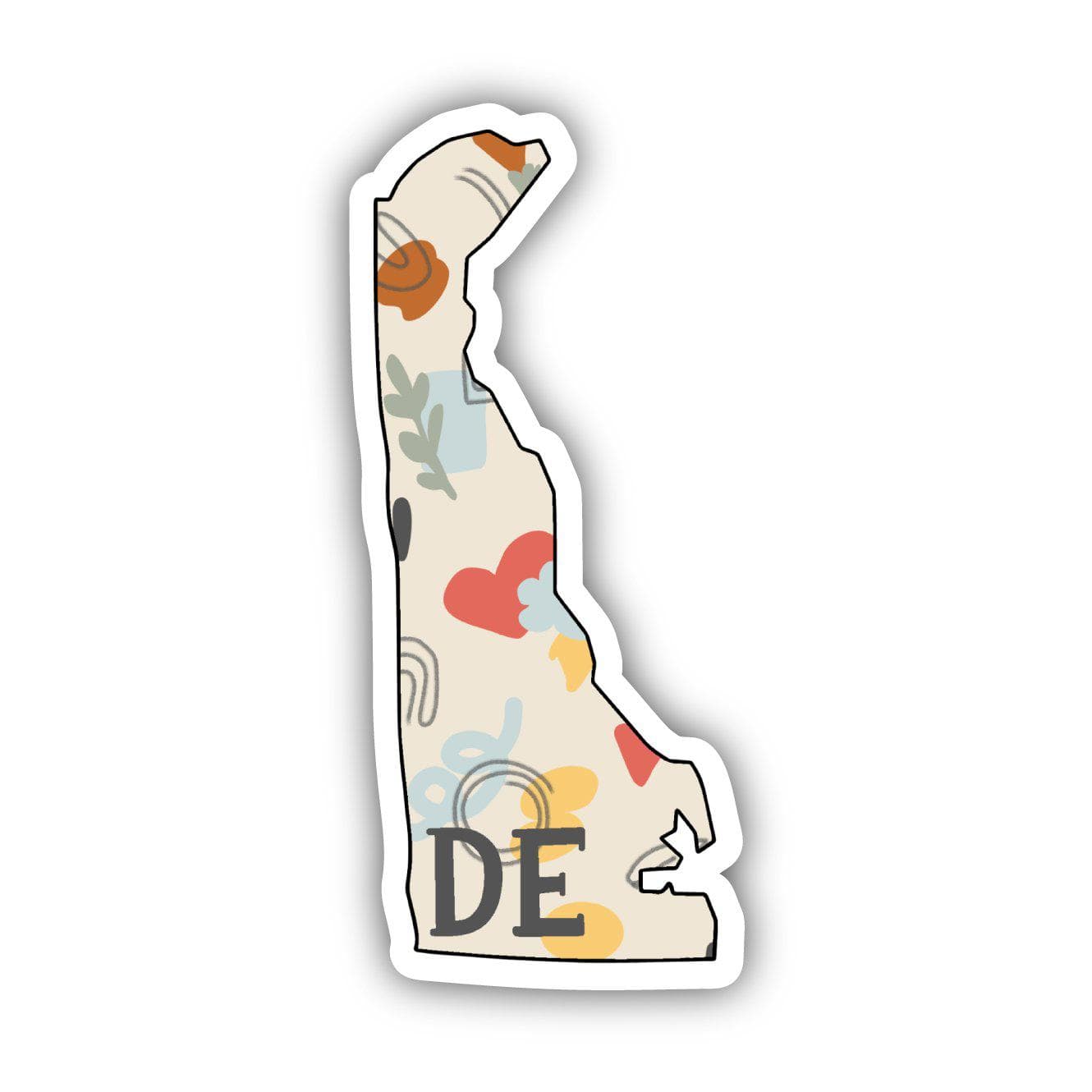  Delaware Abstract Pattern Sticker、mySite、elrpsem3k