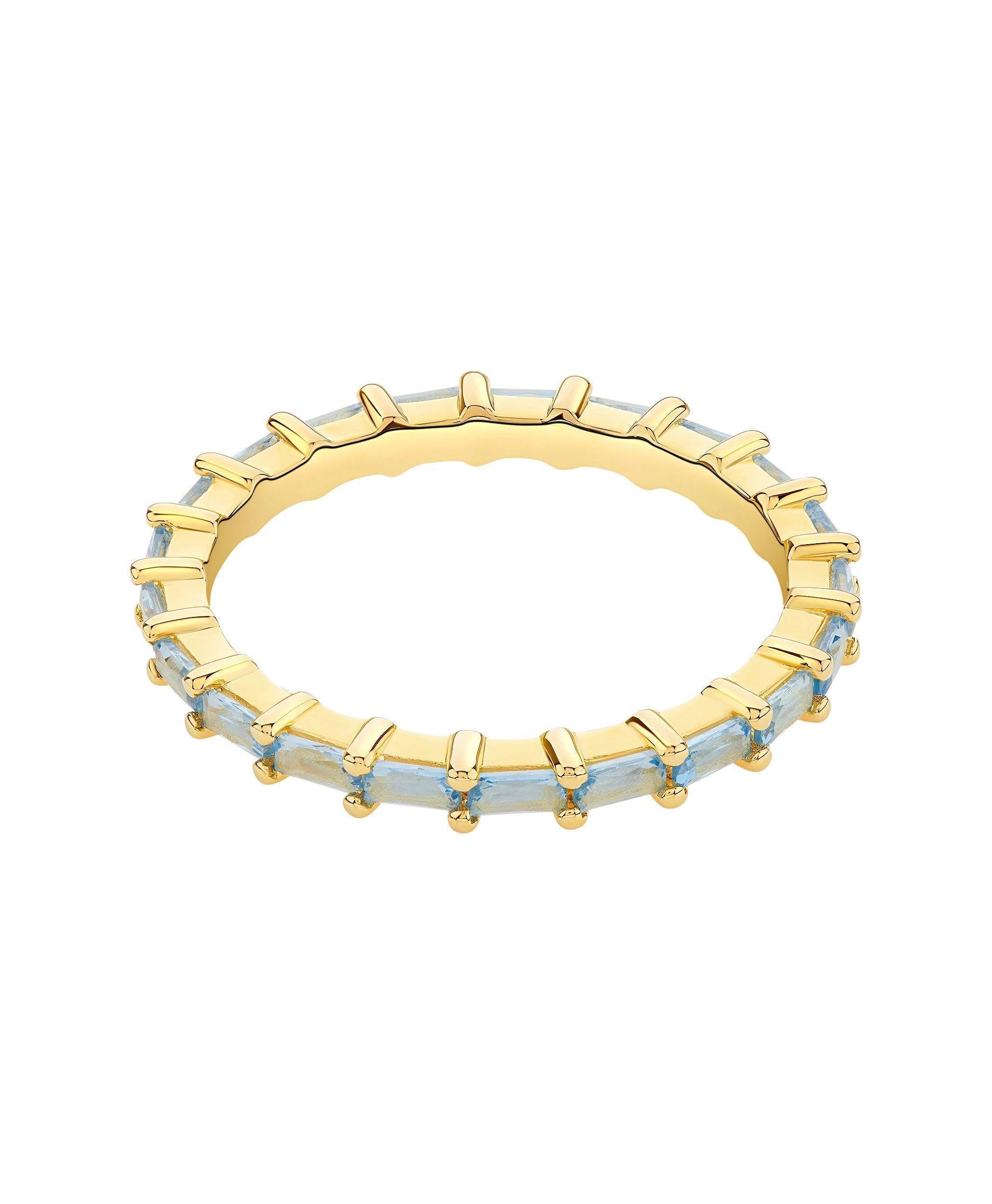Lilja Ring Blue 18ct Gold Plated、mySite、botmansion