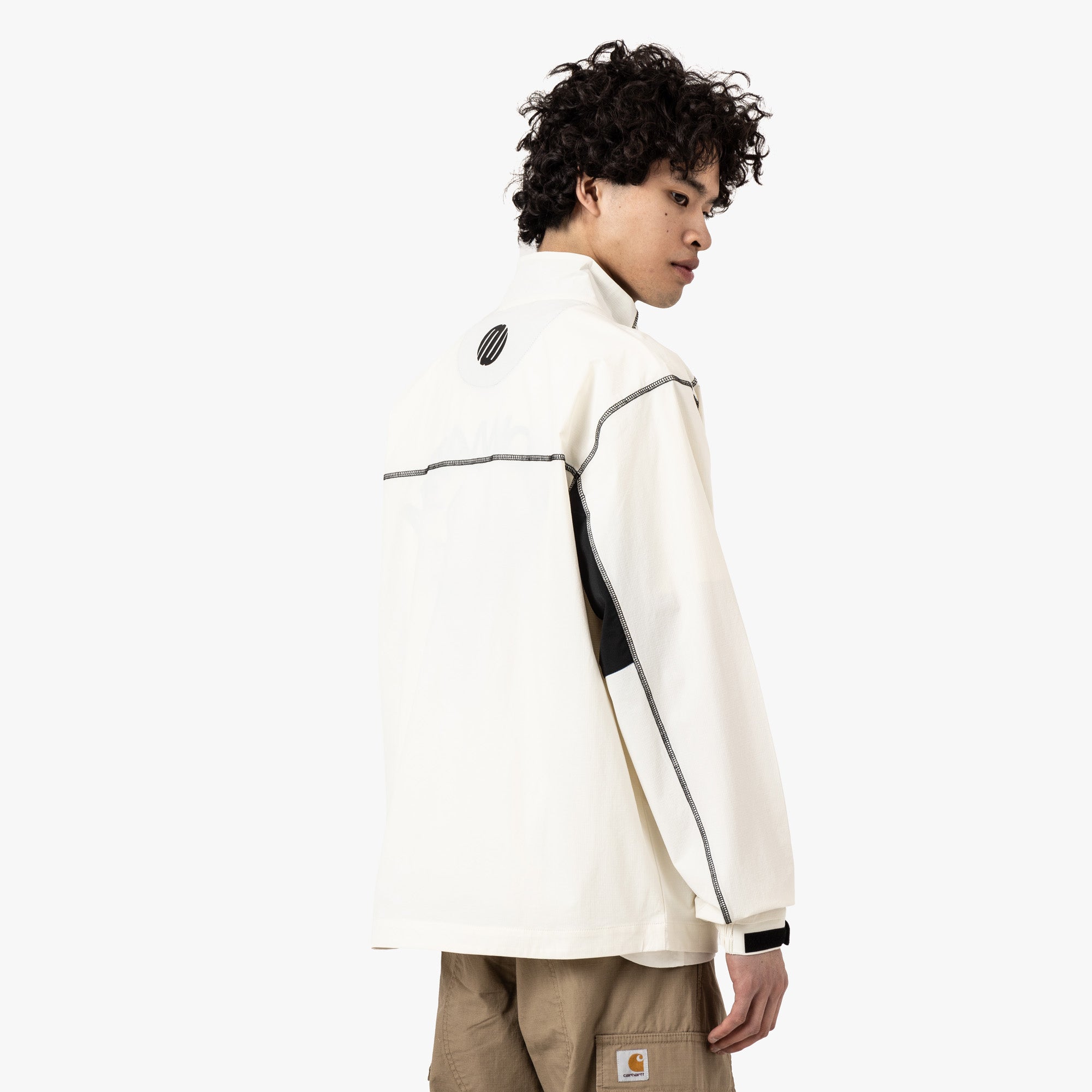  Metalwood Tech 1/4 Zip Pullover Jacket / White、mySite、merchandisen