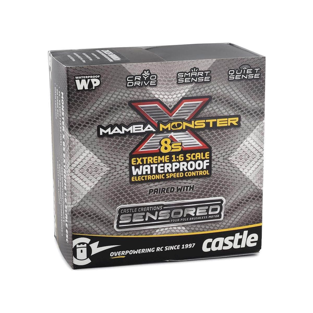  CSE010-0165-01, Castle Creations Mamba Monster X 8S 1/6 ESC/Motor Combo w/2028 Sensored Motor (800kV)、mySite、merchandisen