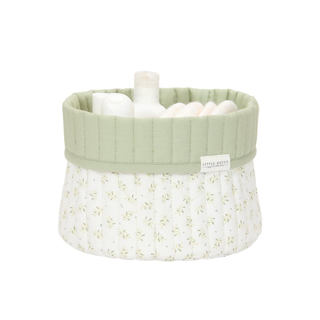  Little Dutch Quilted Storage Basket - Small - Blueberry Leaves、mySite、merchandisen