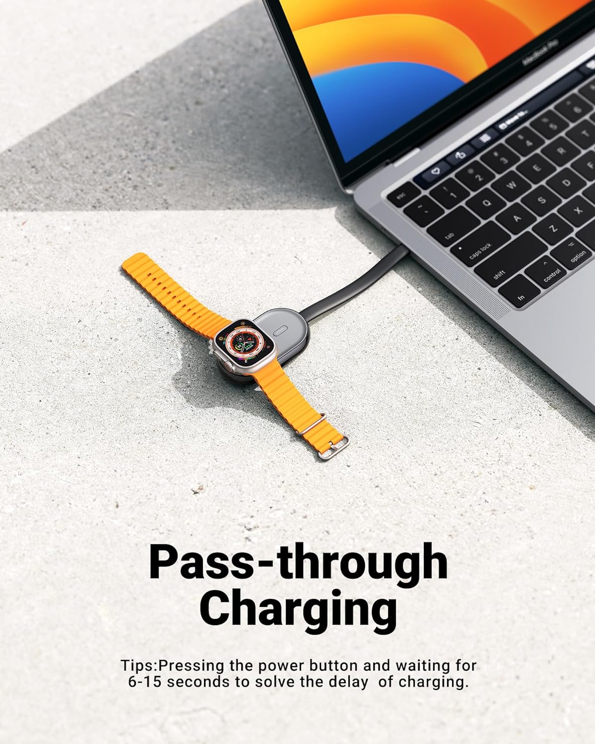1200mAh with Built in Cable, Super Compact Wireless Charger for Apple Watch、mySite、fannypackpong