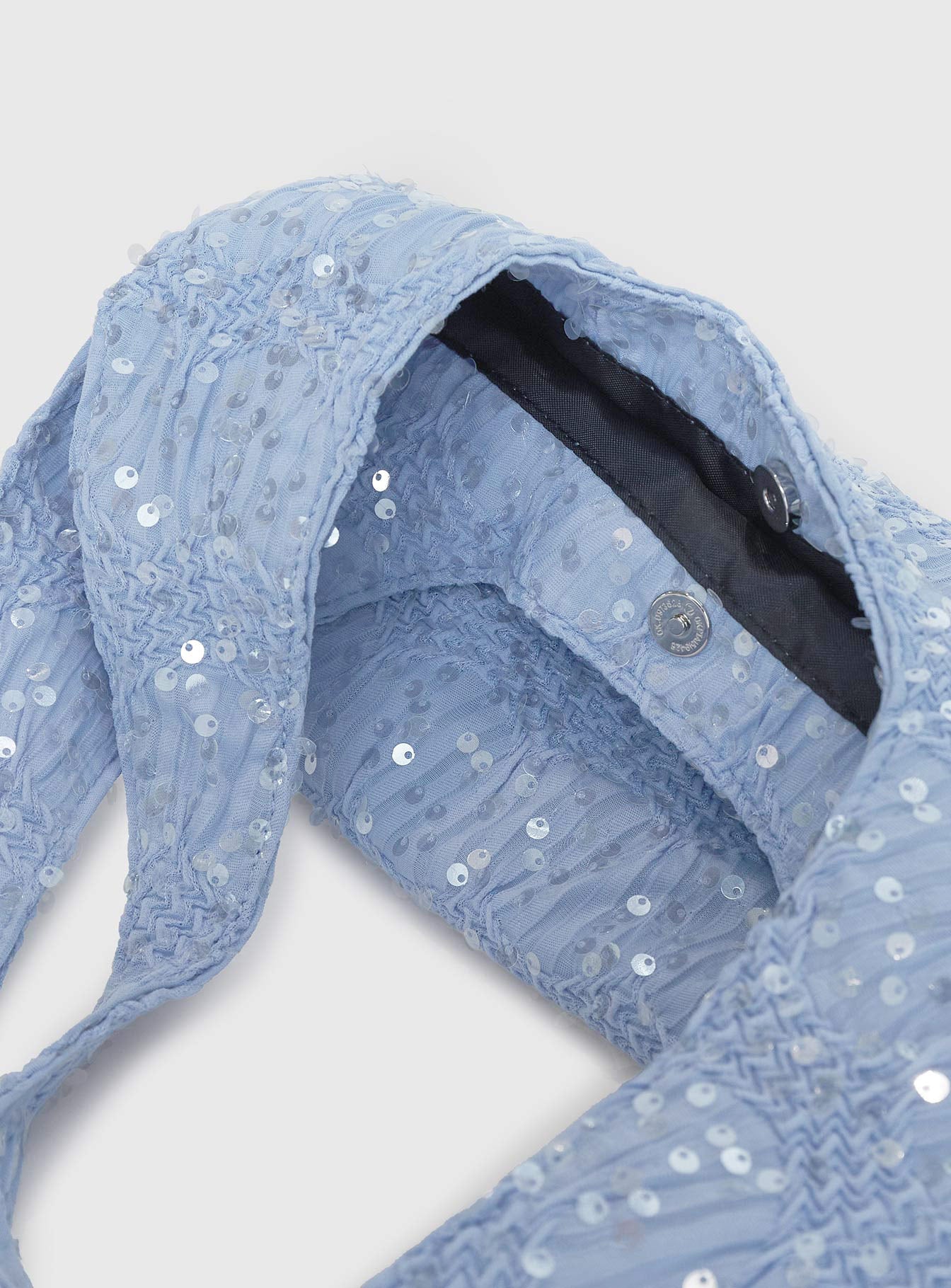 Baby Honey Sequin Shoulder Bag Blue、mySite、solidvoid