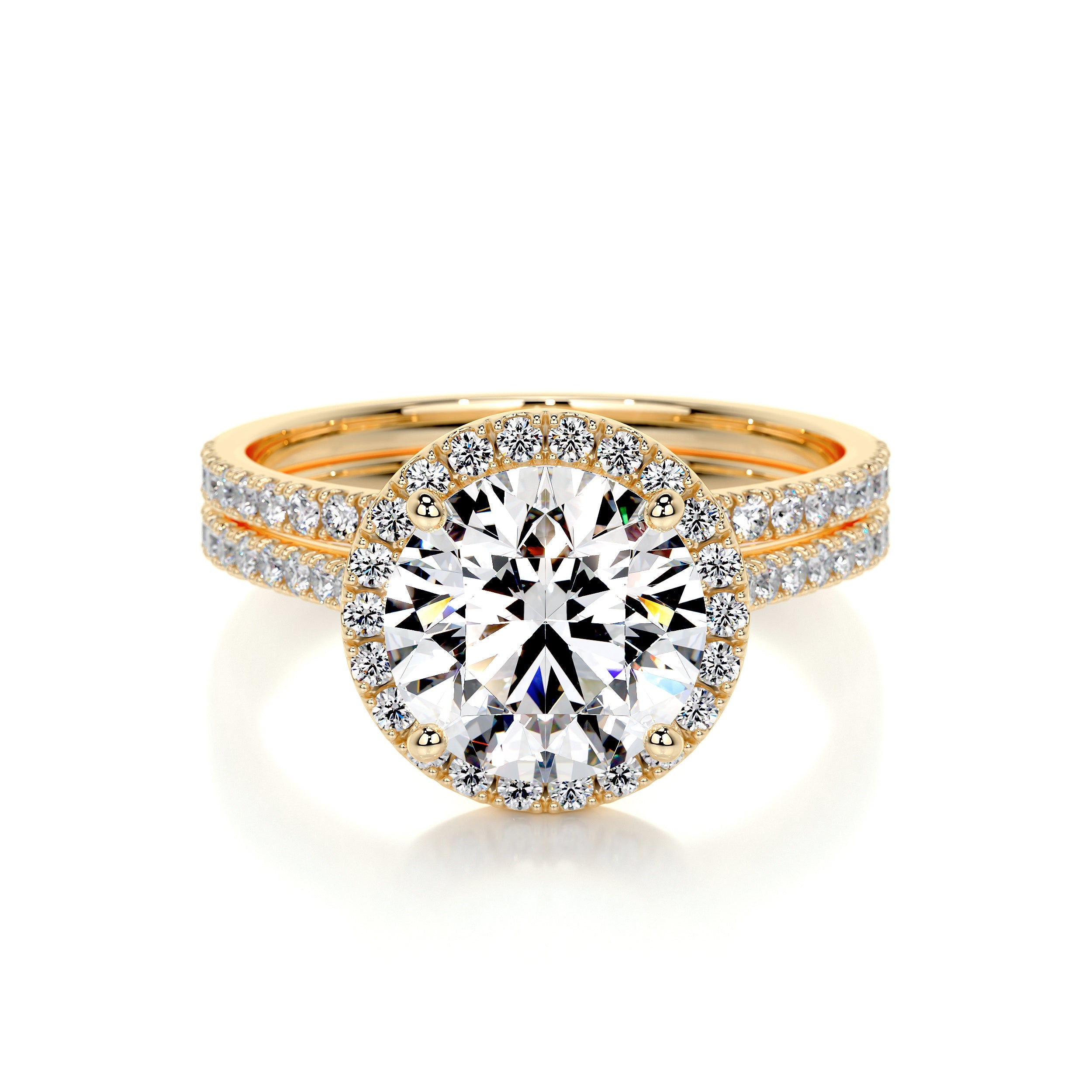 Layla Lab Grown Diamond Bridal Set - 18K Yellow Gold、mySite、hinf8tx79