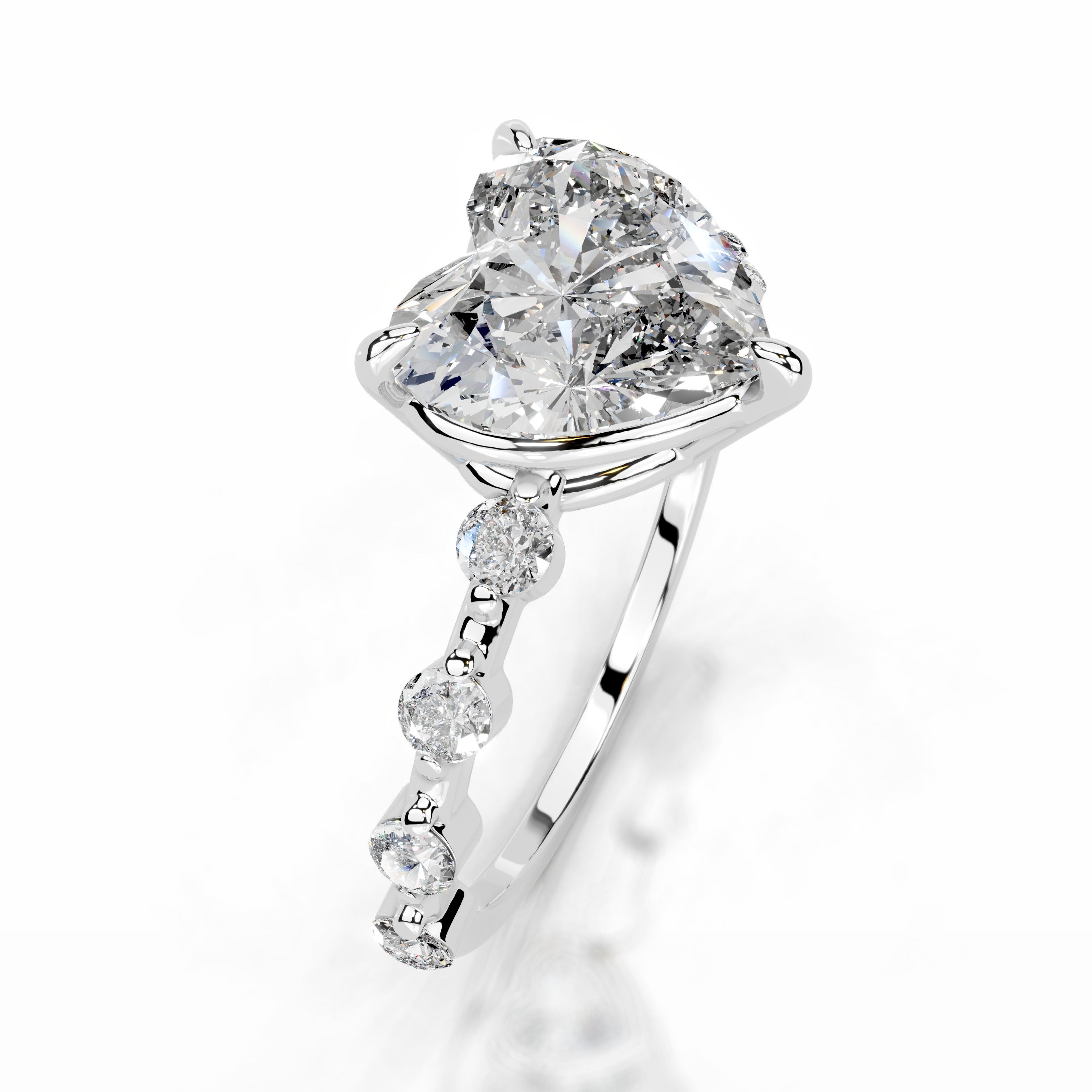 Bell Diamond Engagement Ring - Platinum、mySite、hinf8tx79