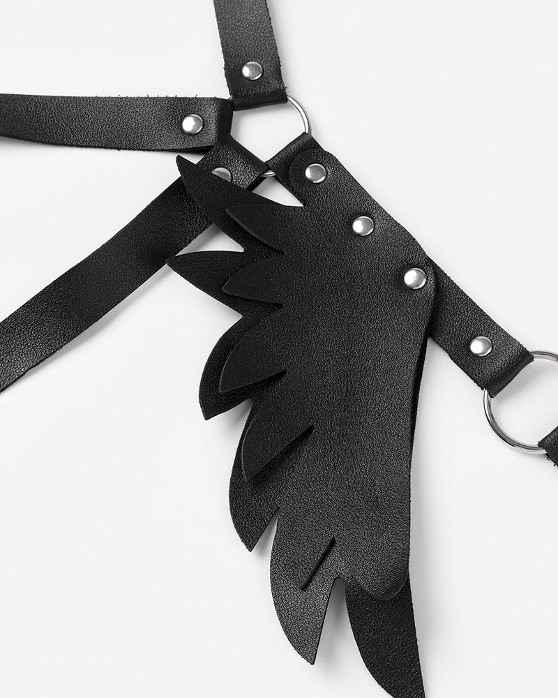 SM Supplies Stud Rhinestone Leather Wings、mySite、bengalsvssteelers