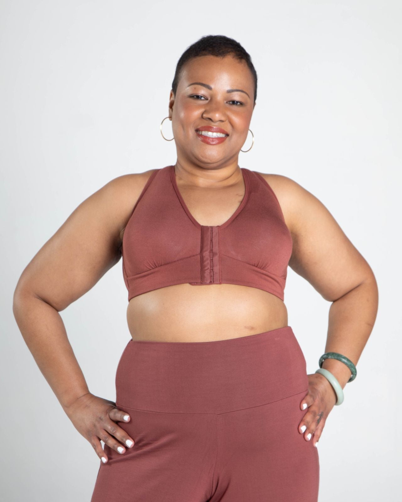 Rora Pocketed Front Closure Bra、mySite、bengalsvssteelers