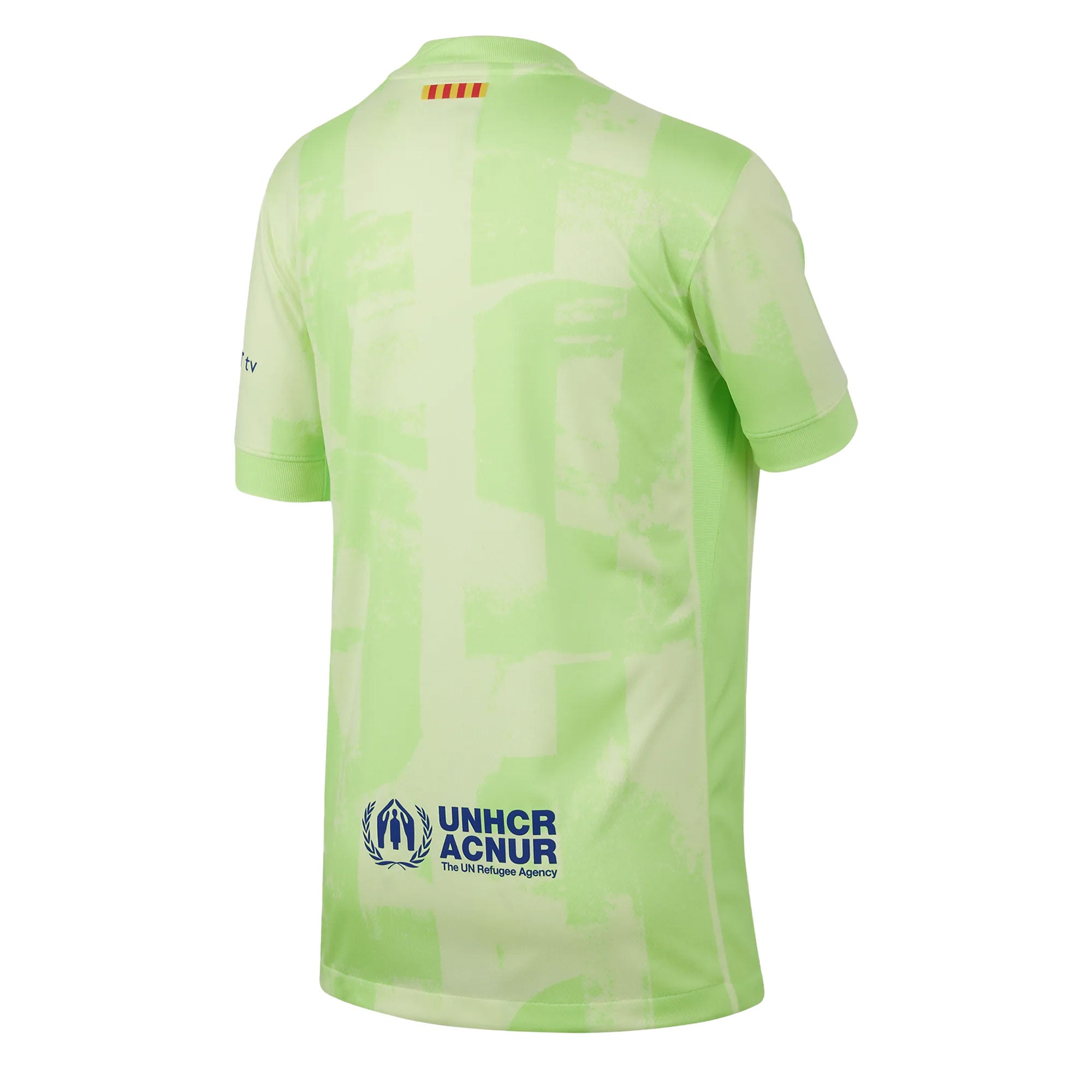 Nike Kids FC Barcelona 2024/25 Third Jersey Barely Volt/Old Royal、mySite、noshort