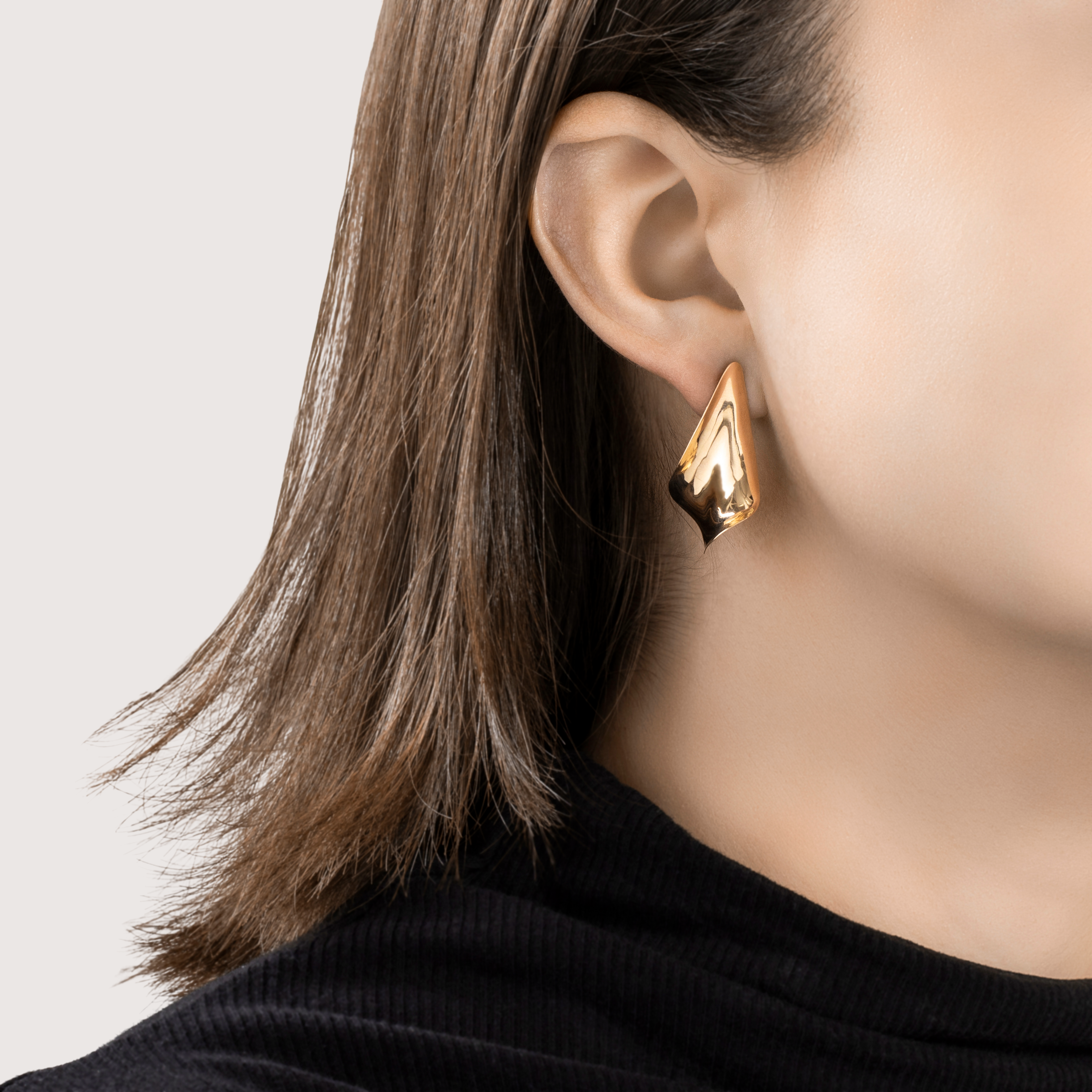 Vintage 14k Yellow Gold Dramatic Twists Drop Earrings、mySite、hinf8tx79