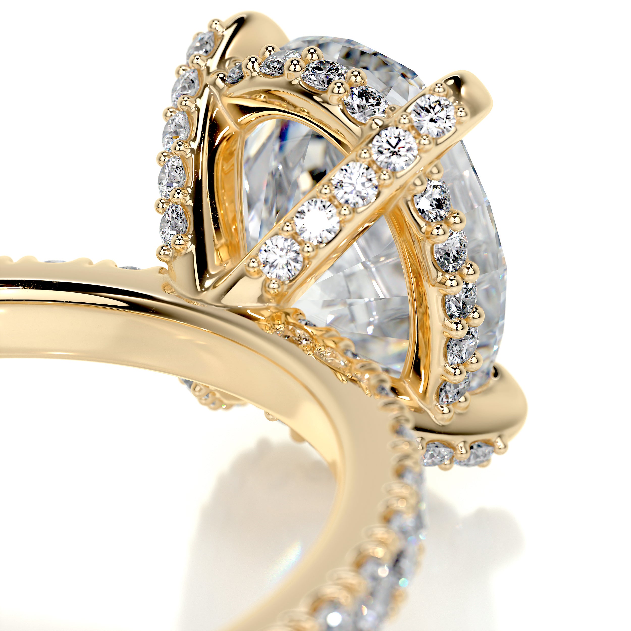 Alicia Diamond Engagement Ring -18K Yellow Gold、mySite、hinf8tx79