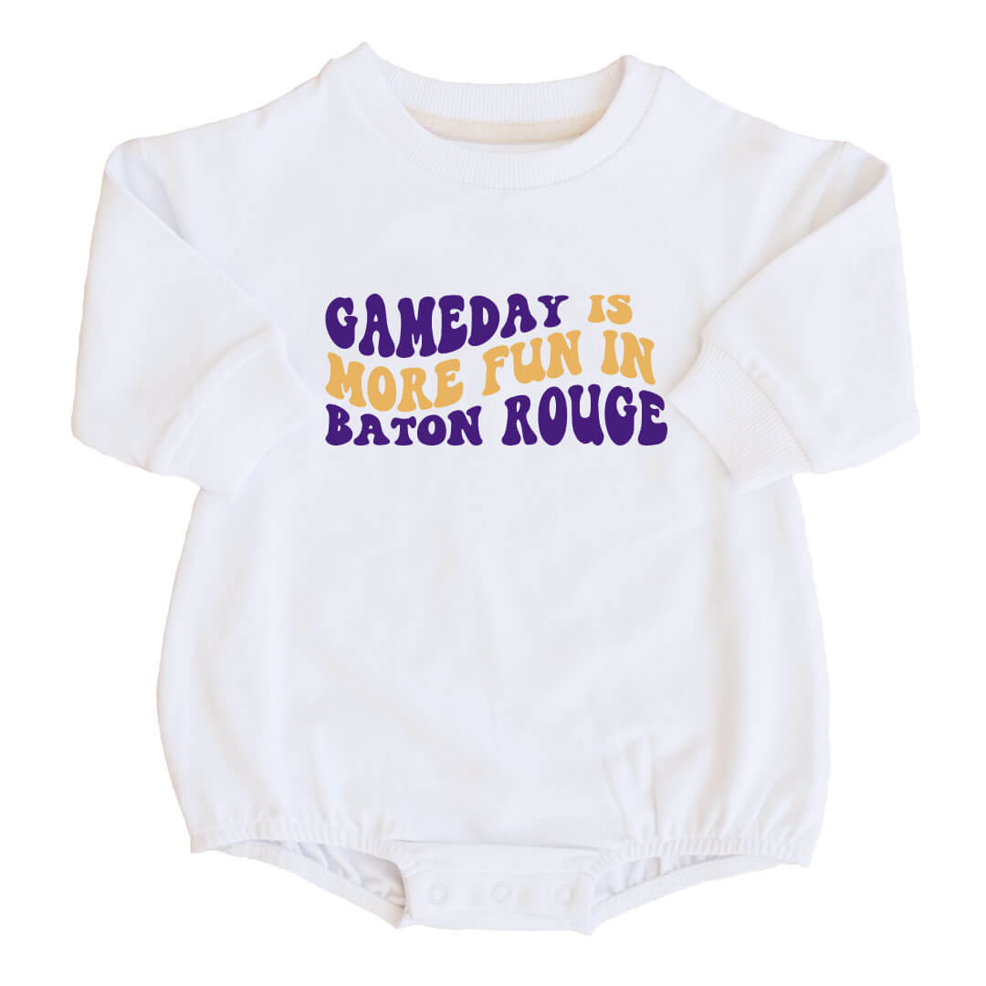  Louisiana State University | LSU Graphic Sweatshirt Bubble Romper、mySite、layawaytickets