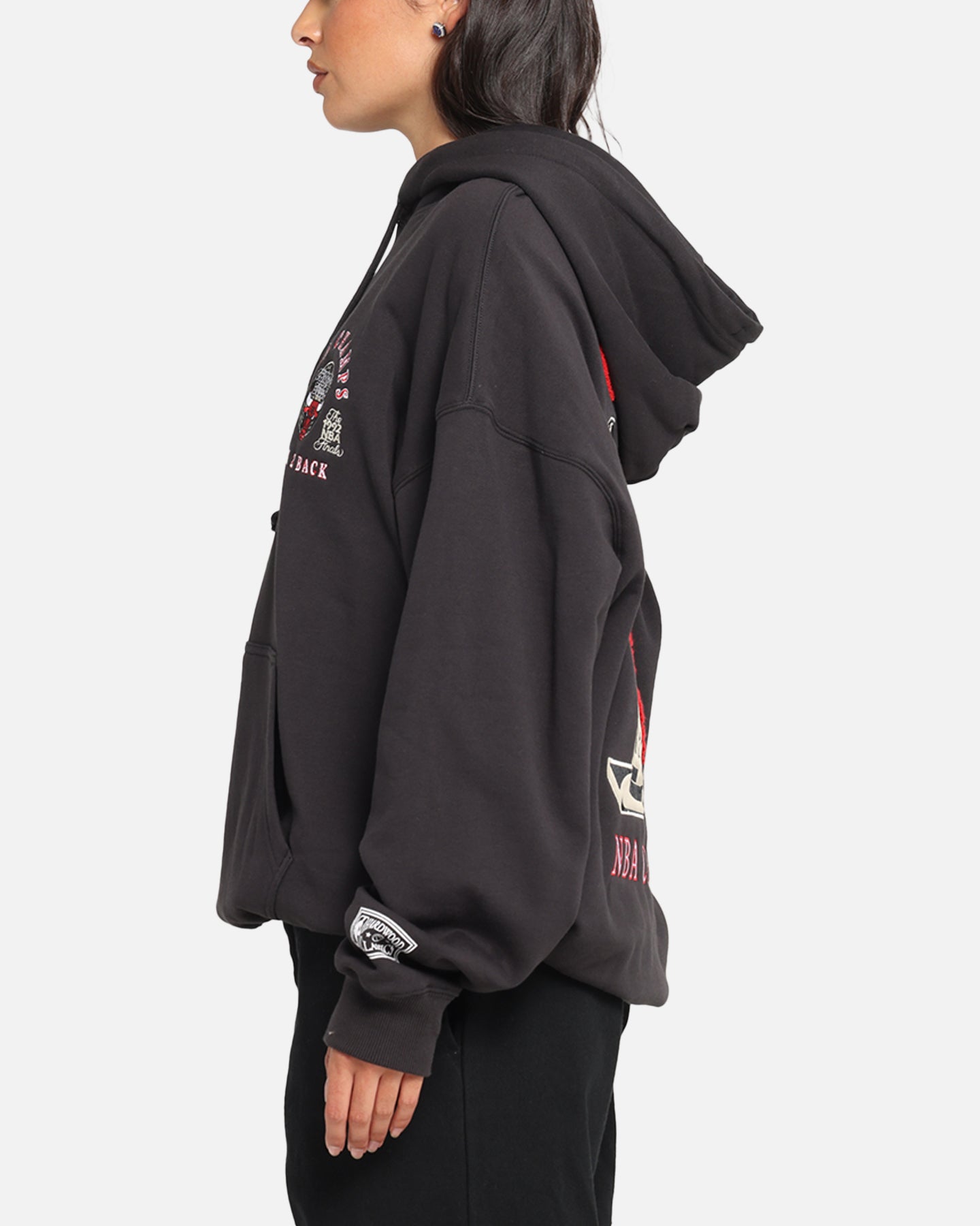 Mitchell & Ness Chicago Bulls National Champions Hoodie Faded Black、mySite、zt4zffjzw