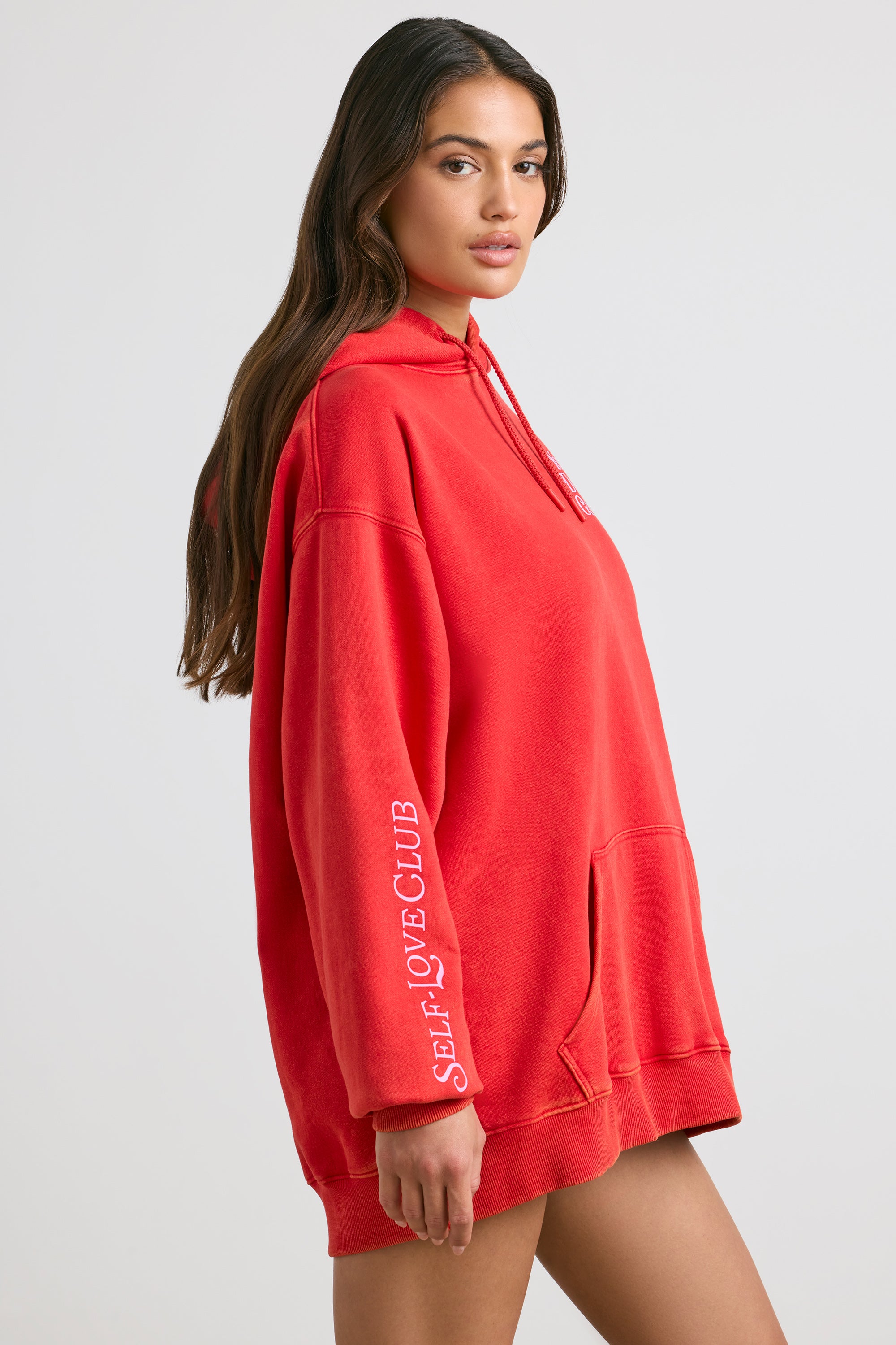 Oversized Hoodie in Red、mySite、solidvoid