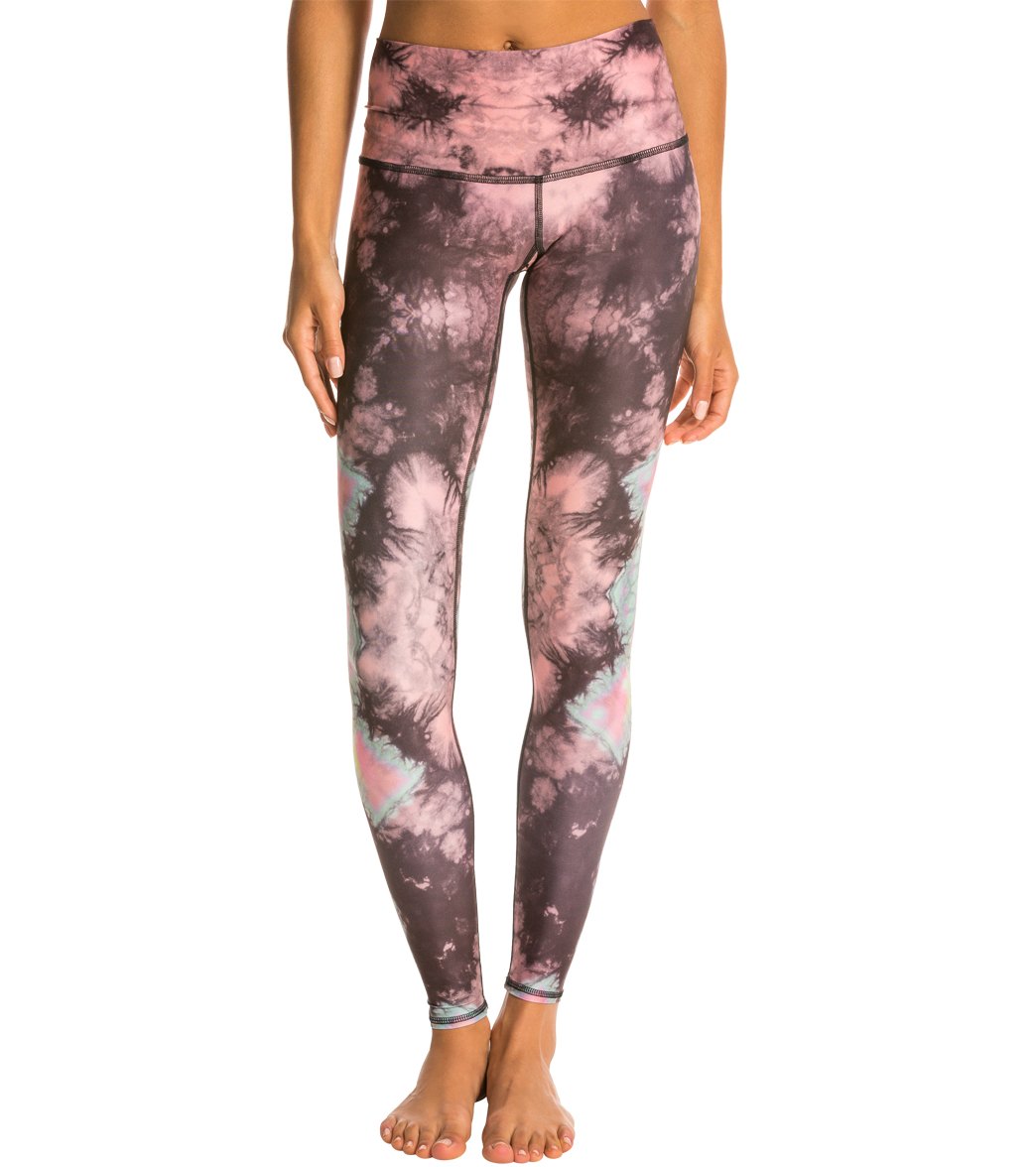 Teeki Eagle Feather Pink Hot Pant Yoga Leggings、mySite、noshort