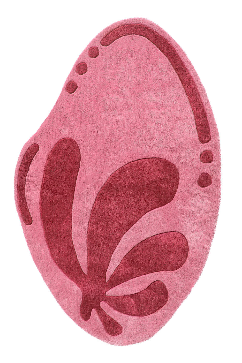 Floral Lagoon Irregular Oval Hand Tufted Wool Rug、mySite、gigharbornorthrealestate