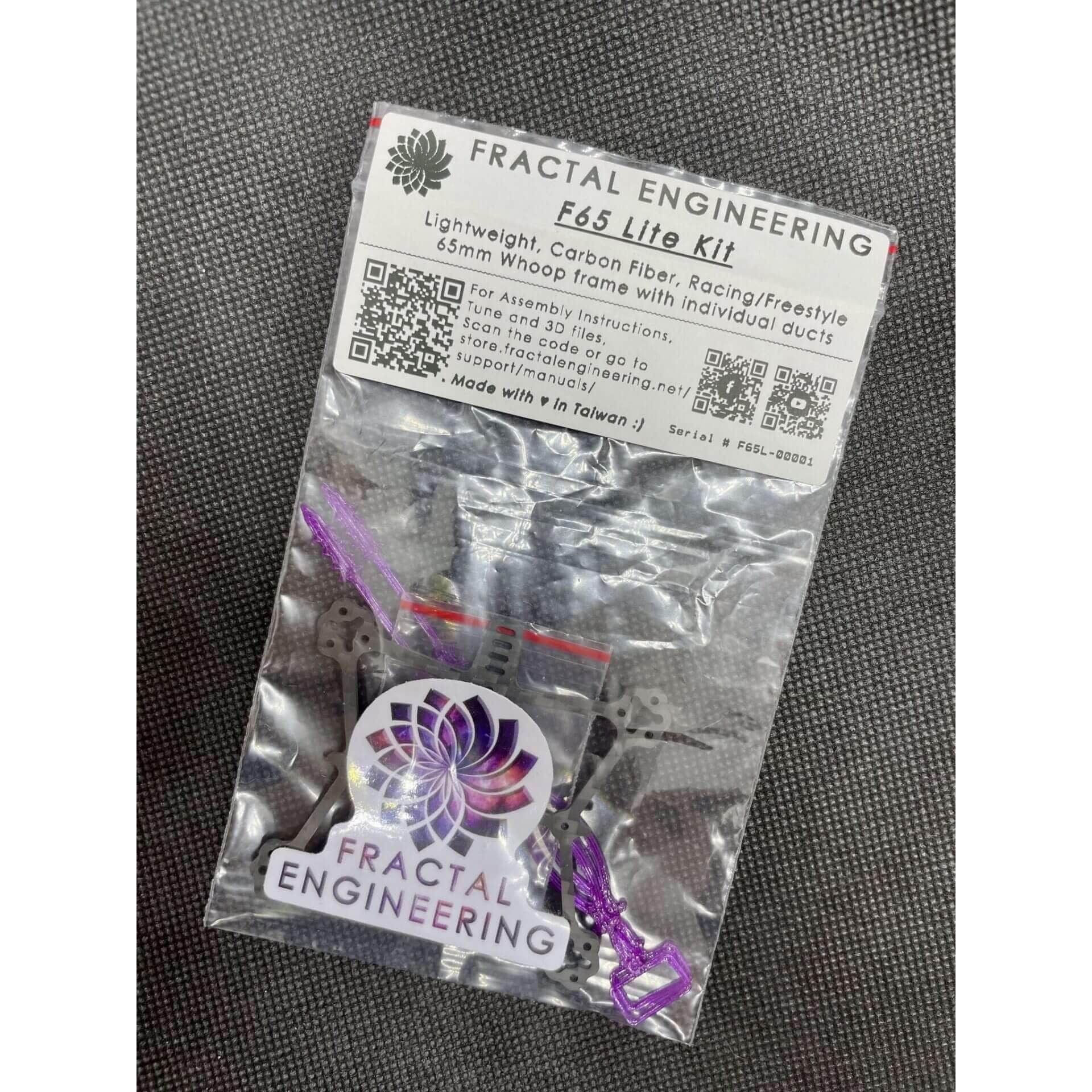  Fractal Engineering x weBLEEDfpv Fractal65 Crown Whoop Frame Kit - Choose Your Color、mySite、merchandisen