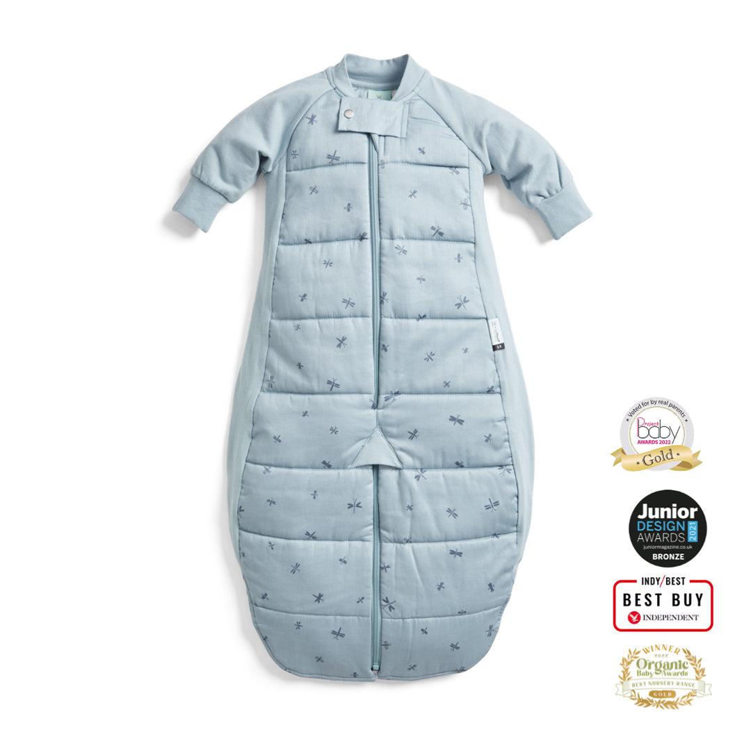  Ergopouch - Organic Winter Long Sleeved 2 In 1 Sleeping Suit Bag - 2.5 TOG - Dragonflies、mySite、merchandisen