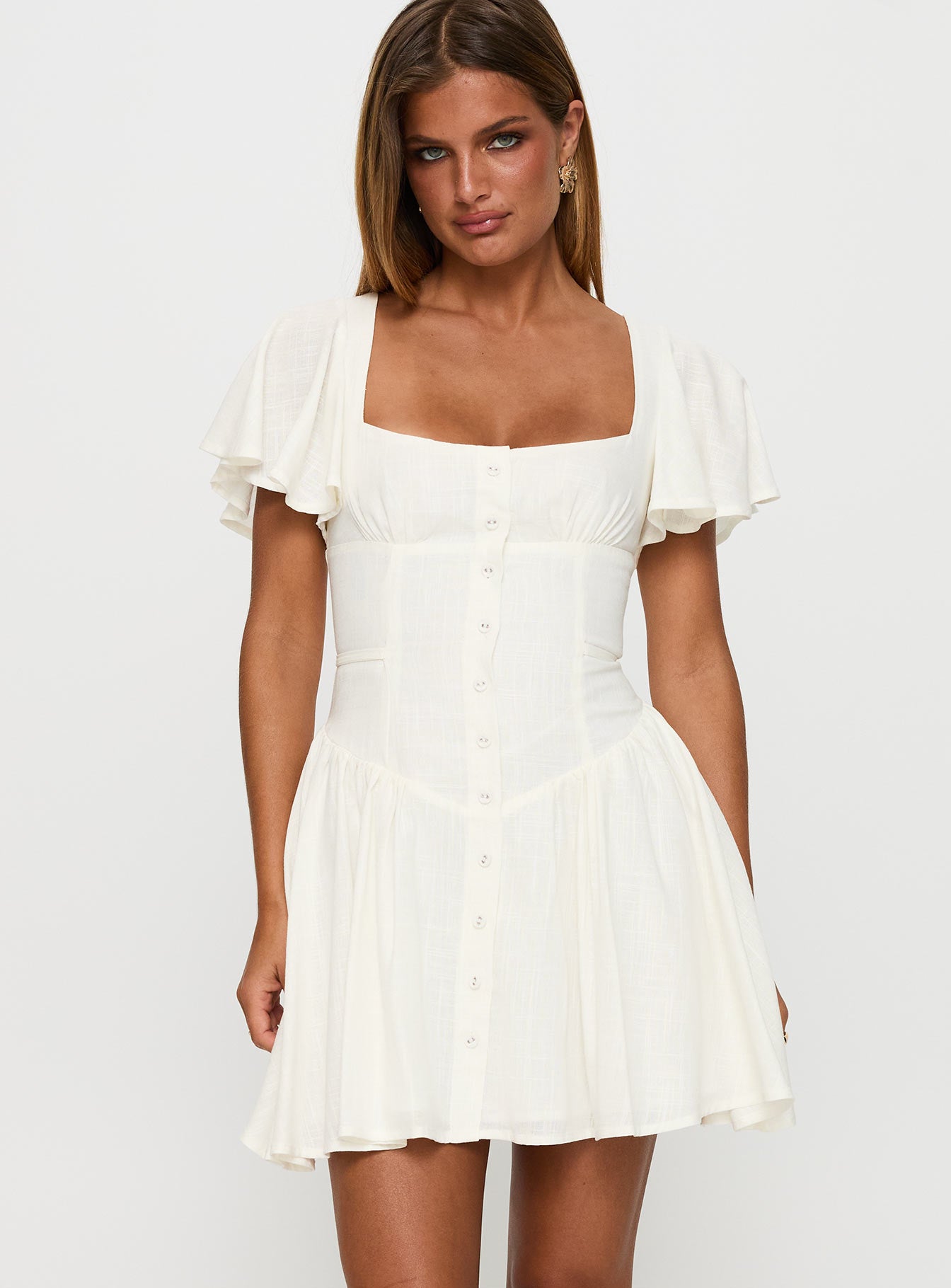 Forever More Mini Dress White、mySite、solidvoid