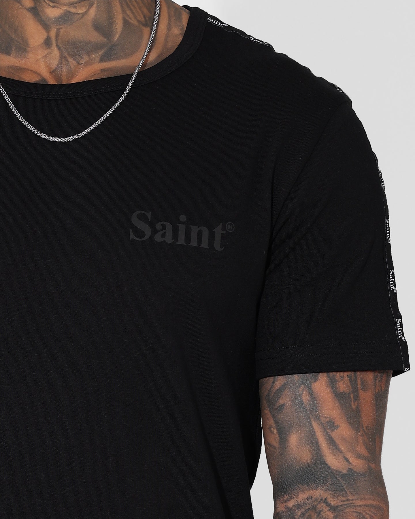 Saint Morta Numeraire Sport El Duplo T-Shirt Black/Black、mySite、zt4zffjzw
