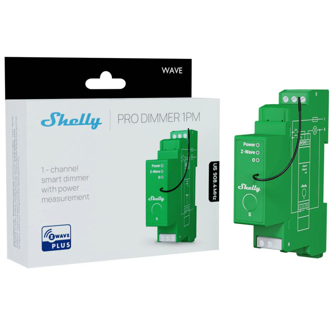 Shelly Qubino Wave PRO Dimmer 1PM - Shelly Z-Wave 1 PM、mySite、fannypackpong