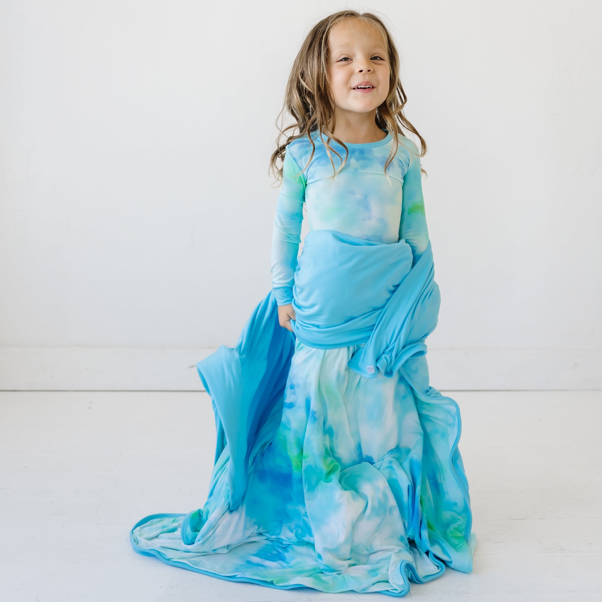 Tidepool Watercolor Large Cloud Blanket®、mySite、g9winljtr