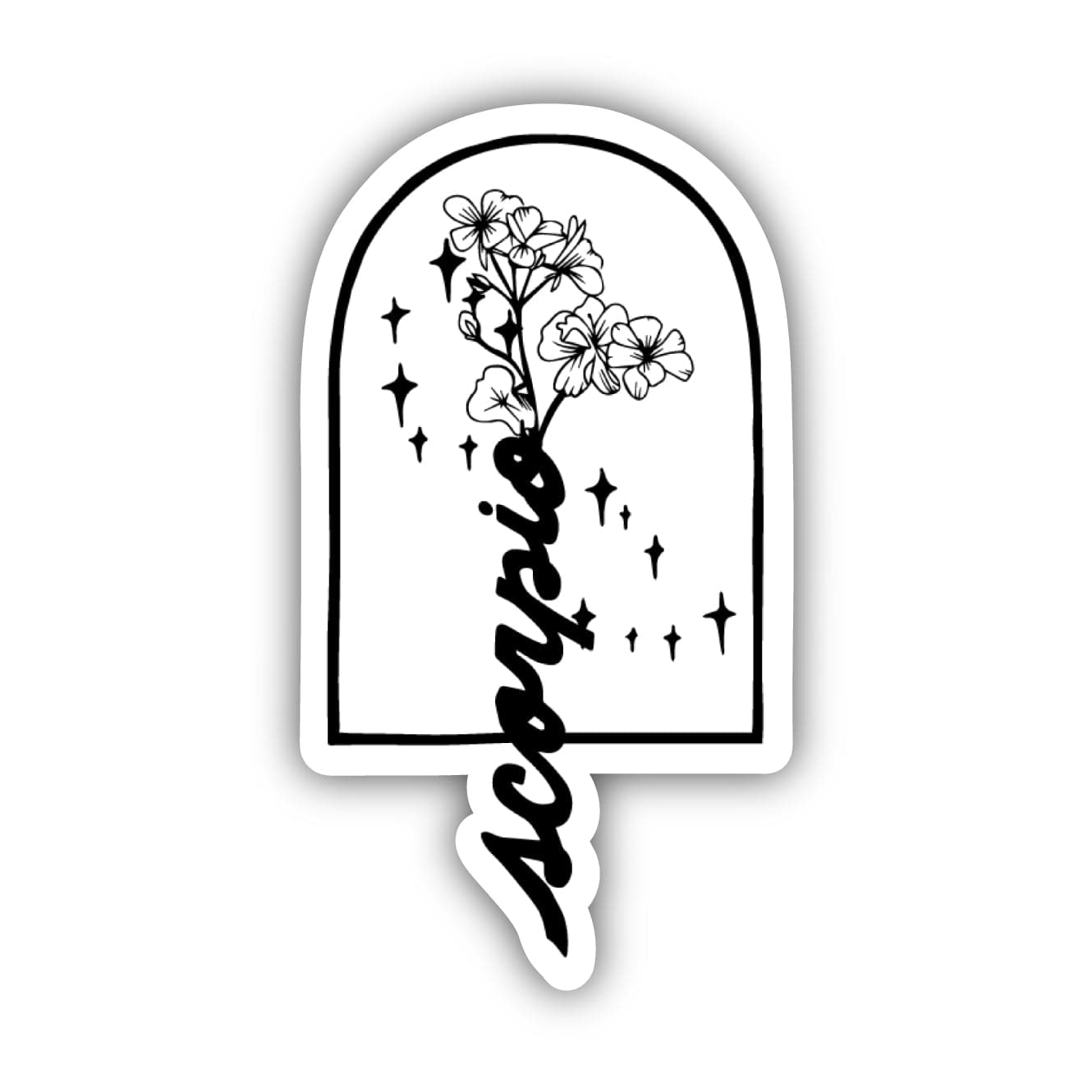  Scorpio Geranium Zodiac Sticker、mySite、elrpsem3k