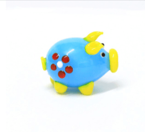 Murano Glass Handblown Piggy Assortment、mySite、g9winljtr