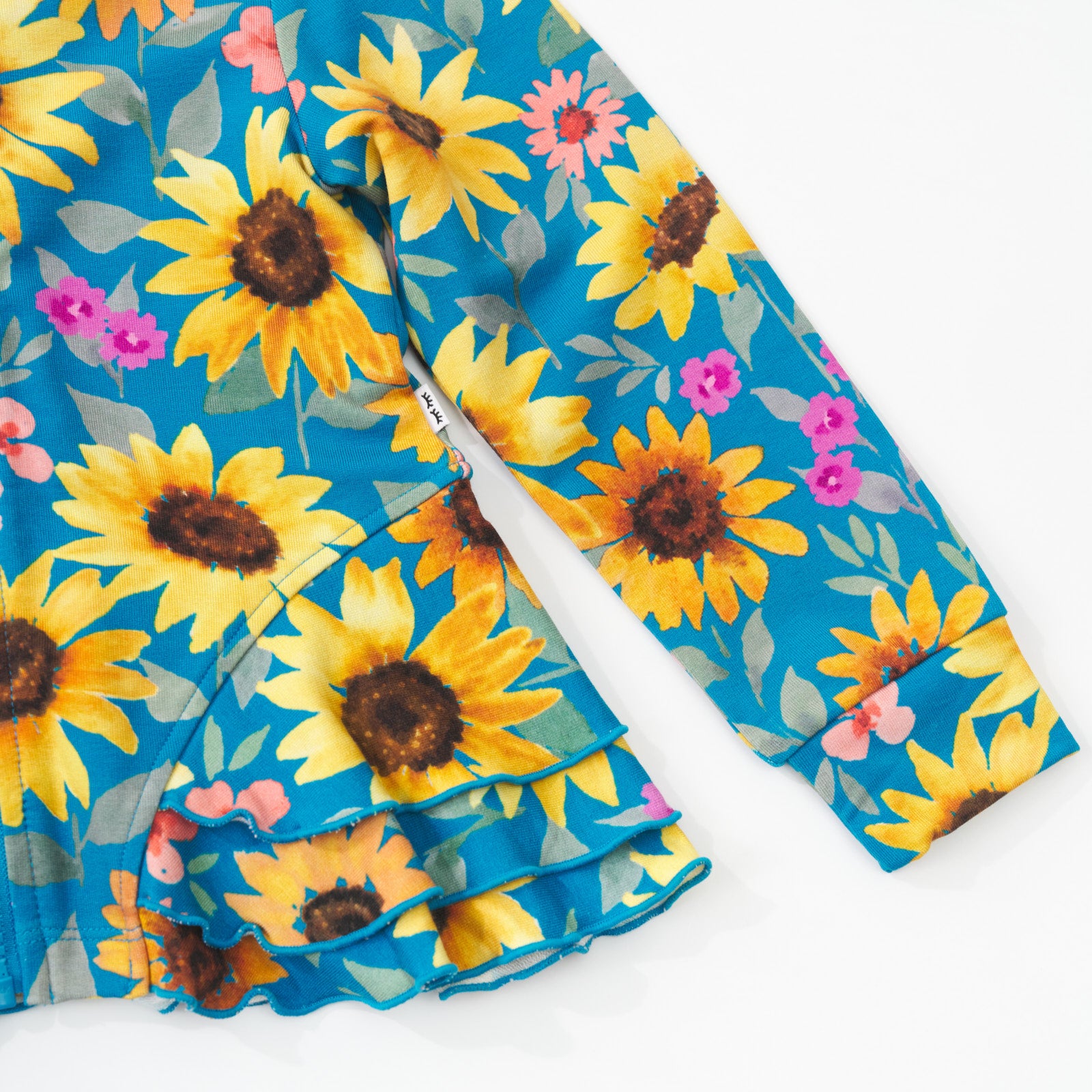  Sunflower Fields Peplum Hoodie、mySite、layawaytickets