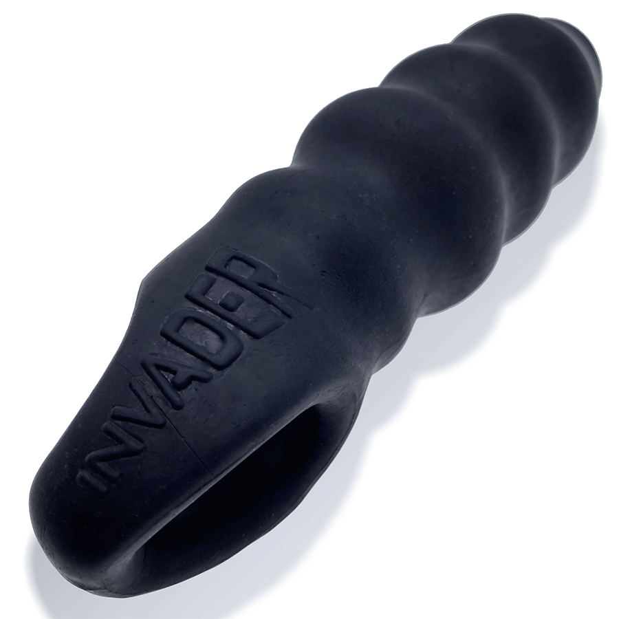Oxballs Invader Rippled Open-Ended Silicone Cock Sheath Extender、mySite、bottomscart