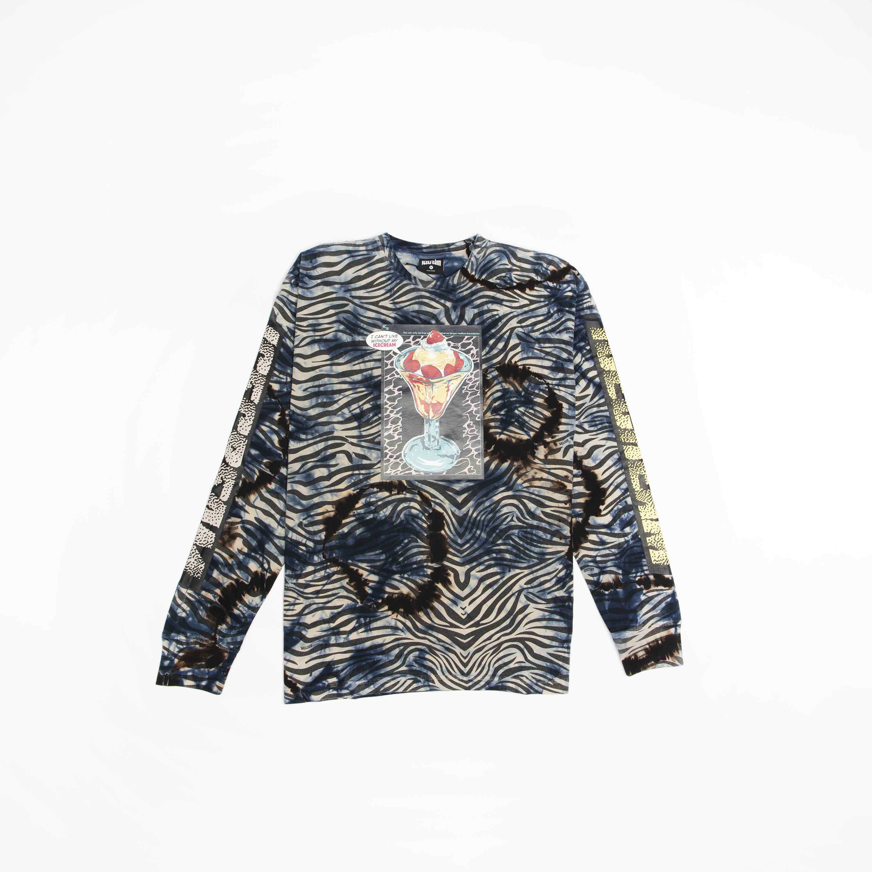 Confetti Long Sleeve Mens T-Shirt - Blue/Black/Multi、mySite、dreamappss