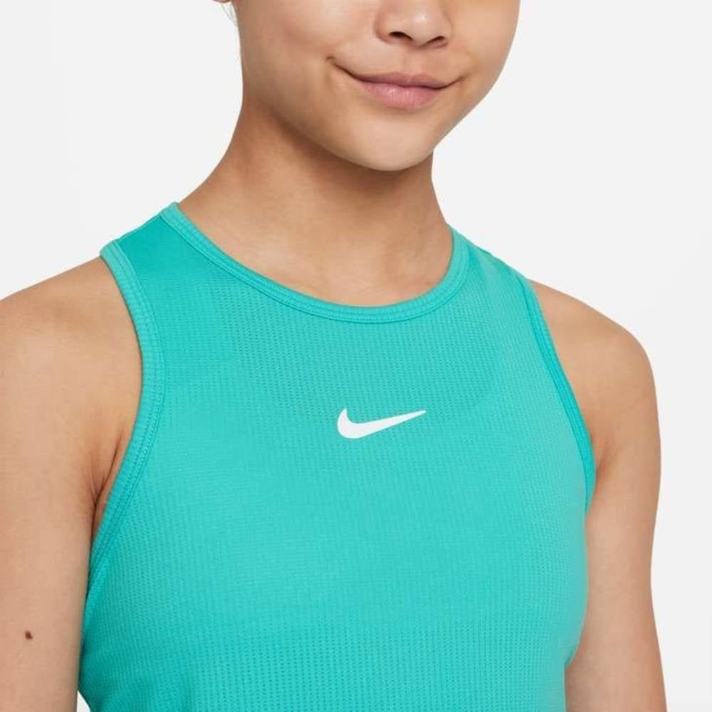 Nike Girls' Dri-FIT Victory Tank (Washed Teal/White)
