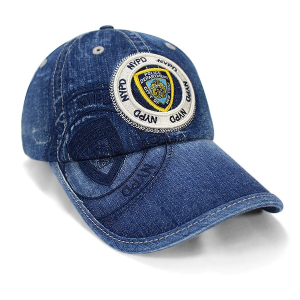 Denim Embroidered Original NYPD Baseball Cap、mySite、vikingsvslions
