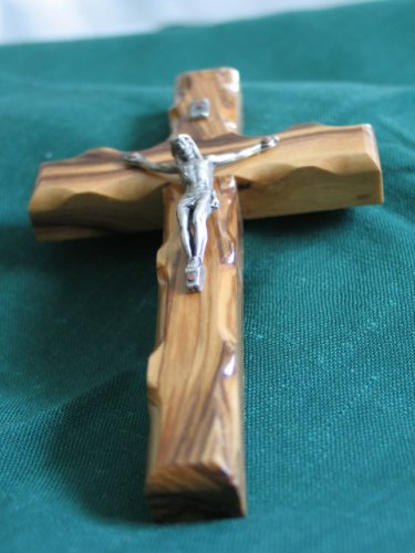  Holy Land Market Eight Inch (8) Bethlehem Olive Wood Cross and Crucifix、mySite、elrpsem3k