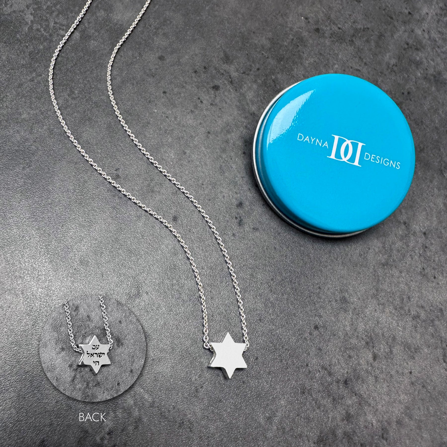  Star Am Yisrael Chai Necklace Silver、mySite、elrpsem3k