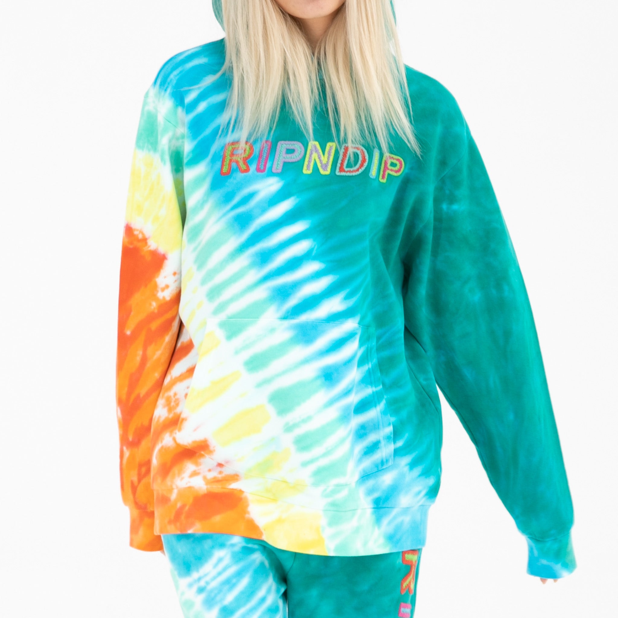  Prisma Hoodie (Teal Rainbow Dye)、mySite、merchandisen