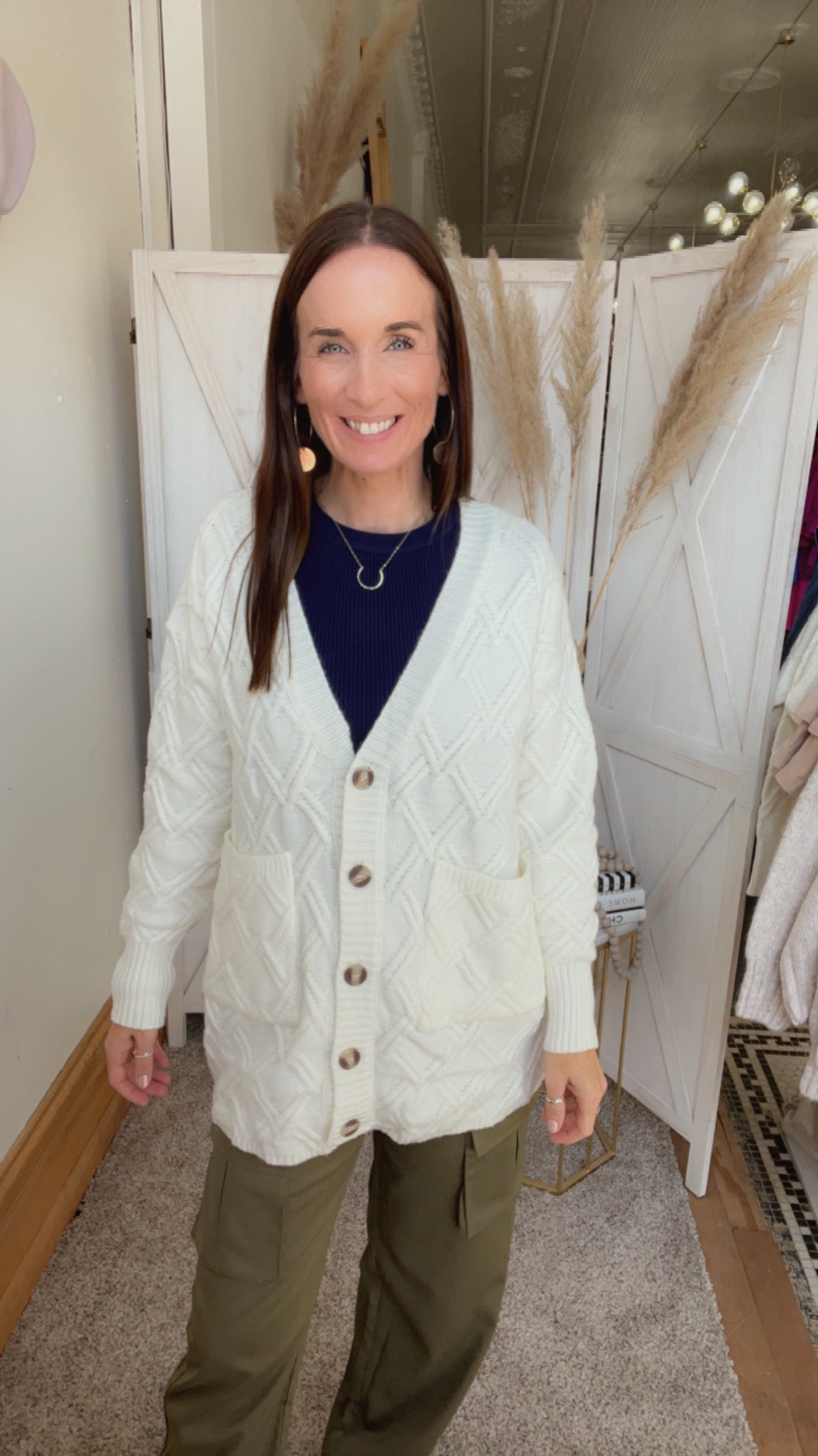 Norma's Crisp Pumpkin Cardigan's、mySite、garagedoors4me