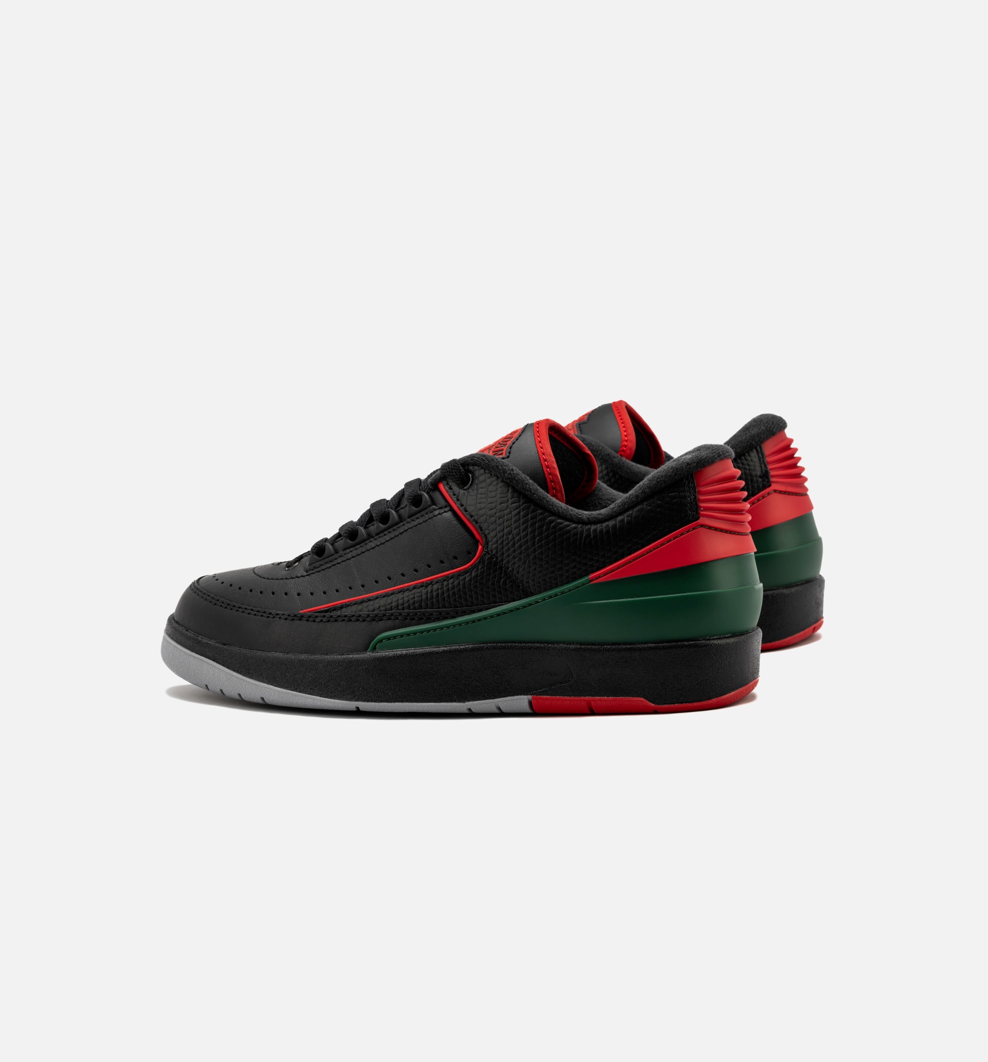 Air Jordan 2 Retro Low Christmas Mens Lifestyle Shoe - Black/Fire Red/Cement Grey、mySite、dreamappss
