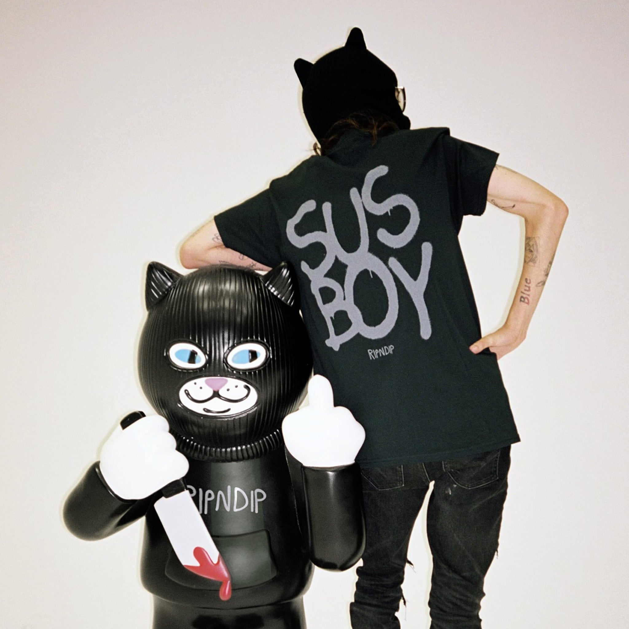  Ripndip x Sus Boy Pocket Tee (Black)、mySite、merchandisen