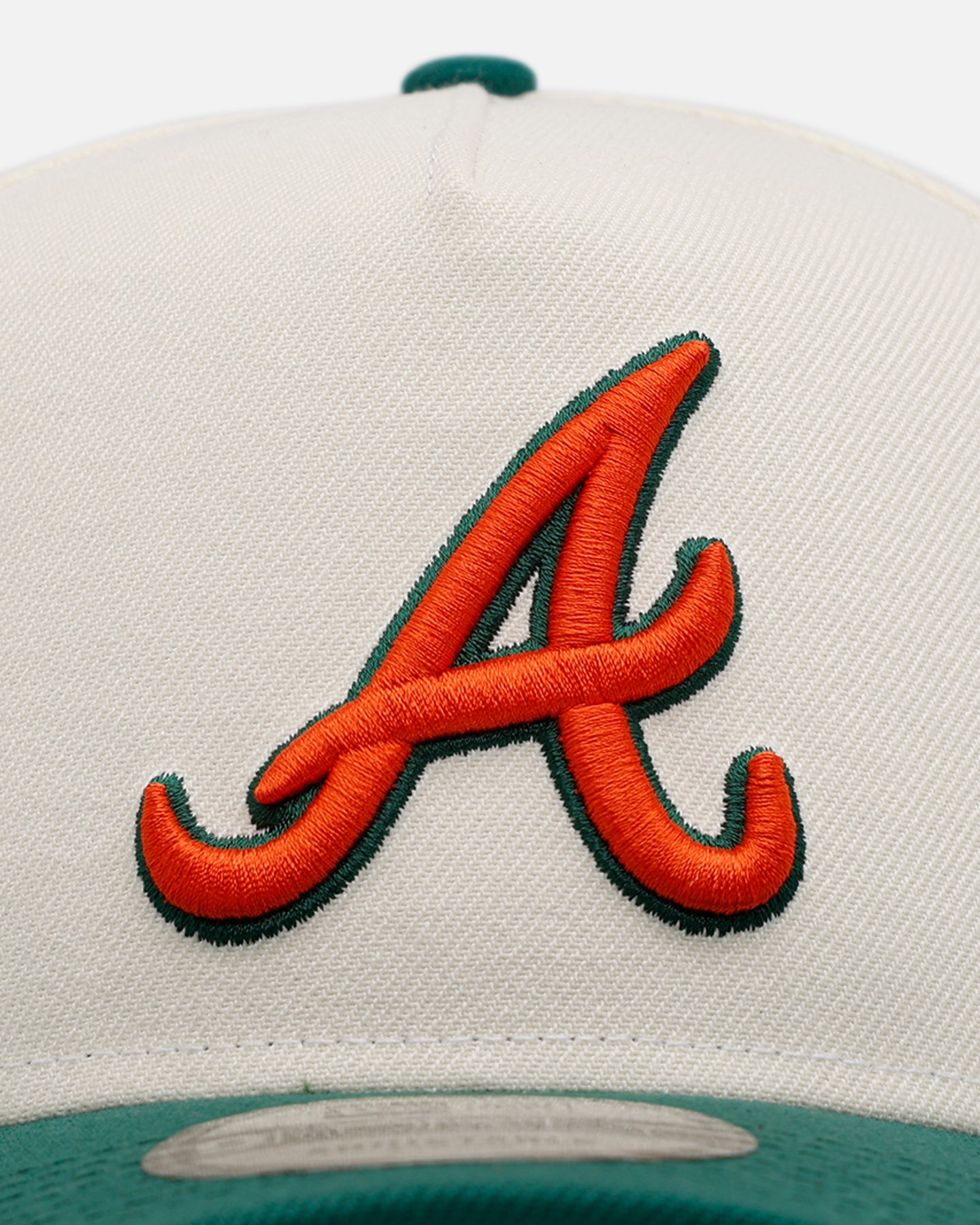 New Era Atlanta Braves 'Citrus' 9FORTY A-Frame Snapback Chrome/Green/Orange、mySite、zt4zffjzw