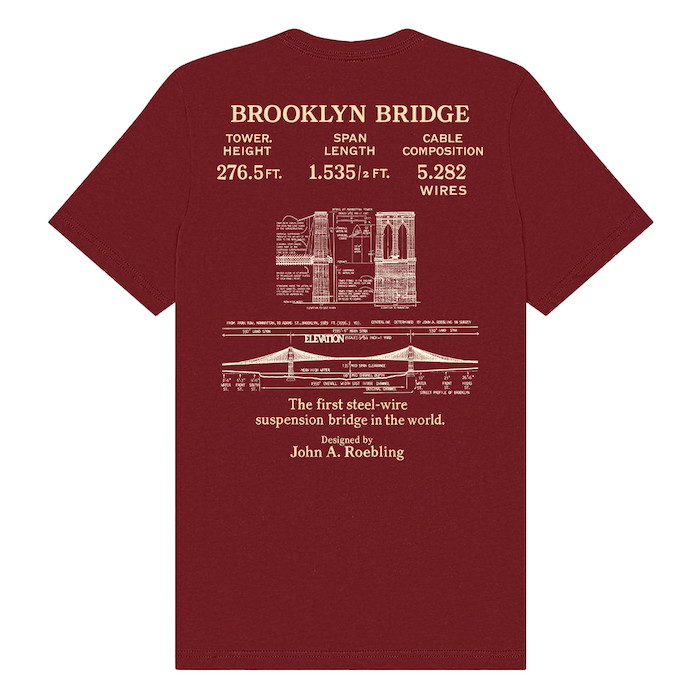 Brooklyn Bridge 1883 – “Eighth Wonder” Tribute Tee、mySite、vikingsvslions