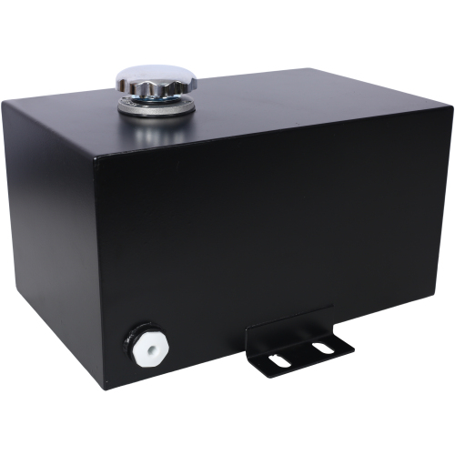 5 Gallon 14 Gauge Steel Hydraulic Fluid Reservoir Tank with Inlet 1-1/2" FNPT and Outlet 3/4" FNPT, Integral Mounting Foot On Each End, Black、、eastwooduniform