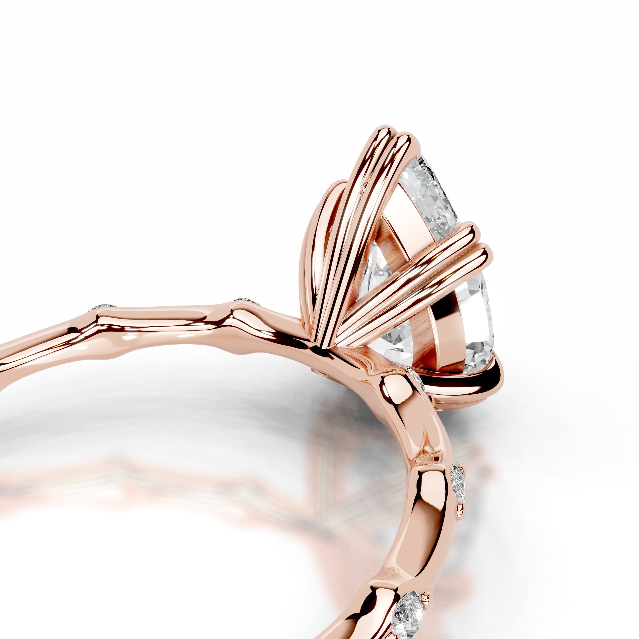 Wilma Lab Grown Diamond Ring - 14K Rose Gold、mySite、hinf8tx79