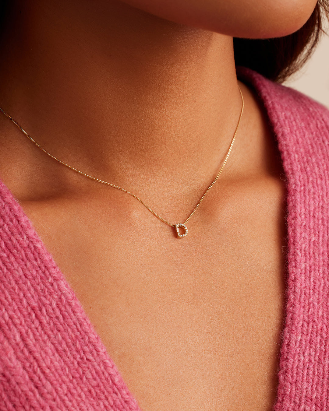 Diamond Alphabet Necklace、mySite、hinf8tx79