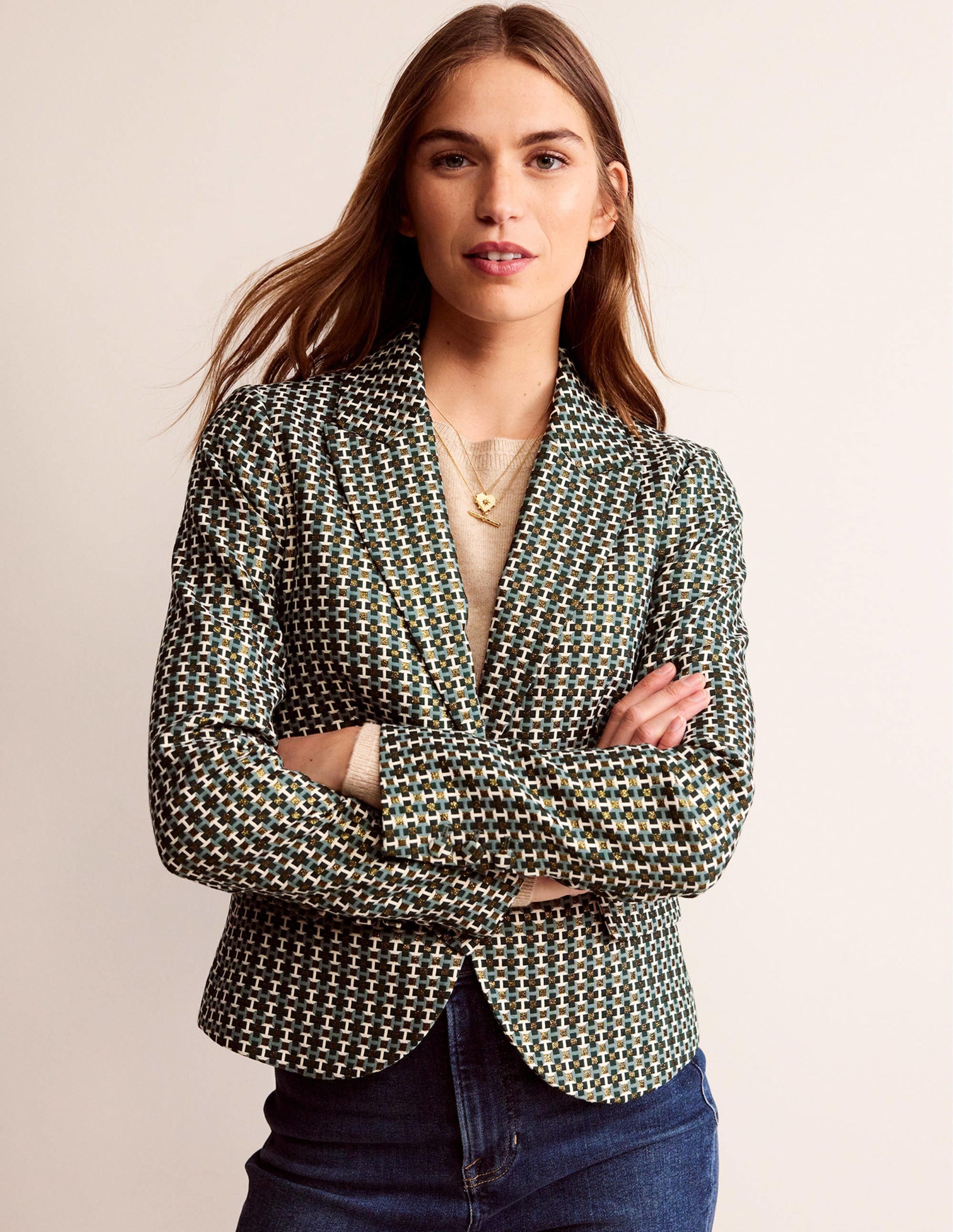  Canonbury Jacquard Blazer-Jacquard、mySite、ashleygrahame