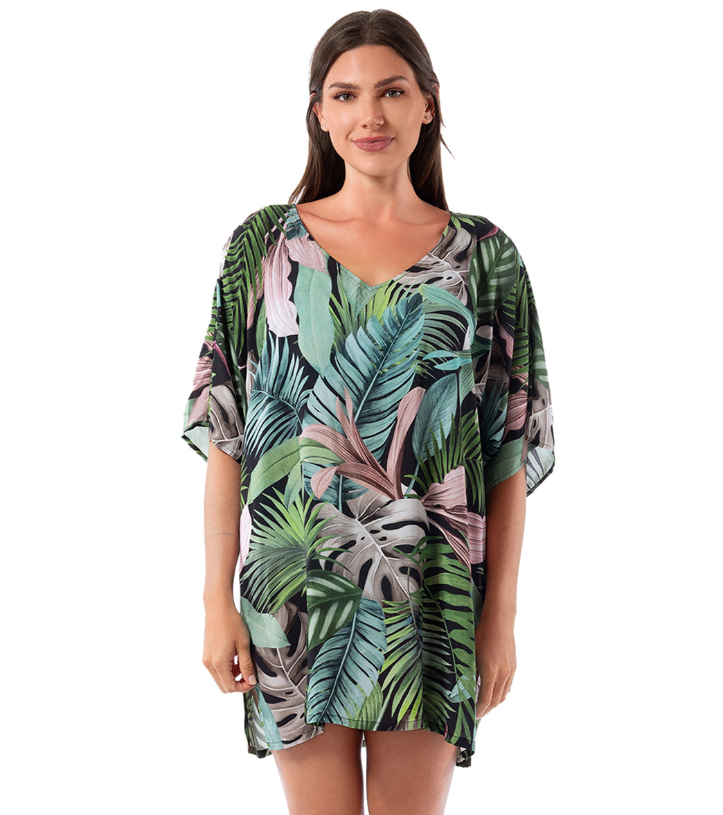 Jantzen Women's Jungle Glam Celia Tunic Cover Up、mySite、noshort